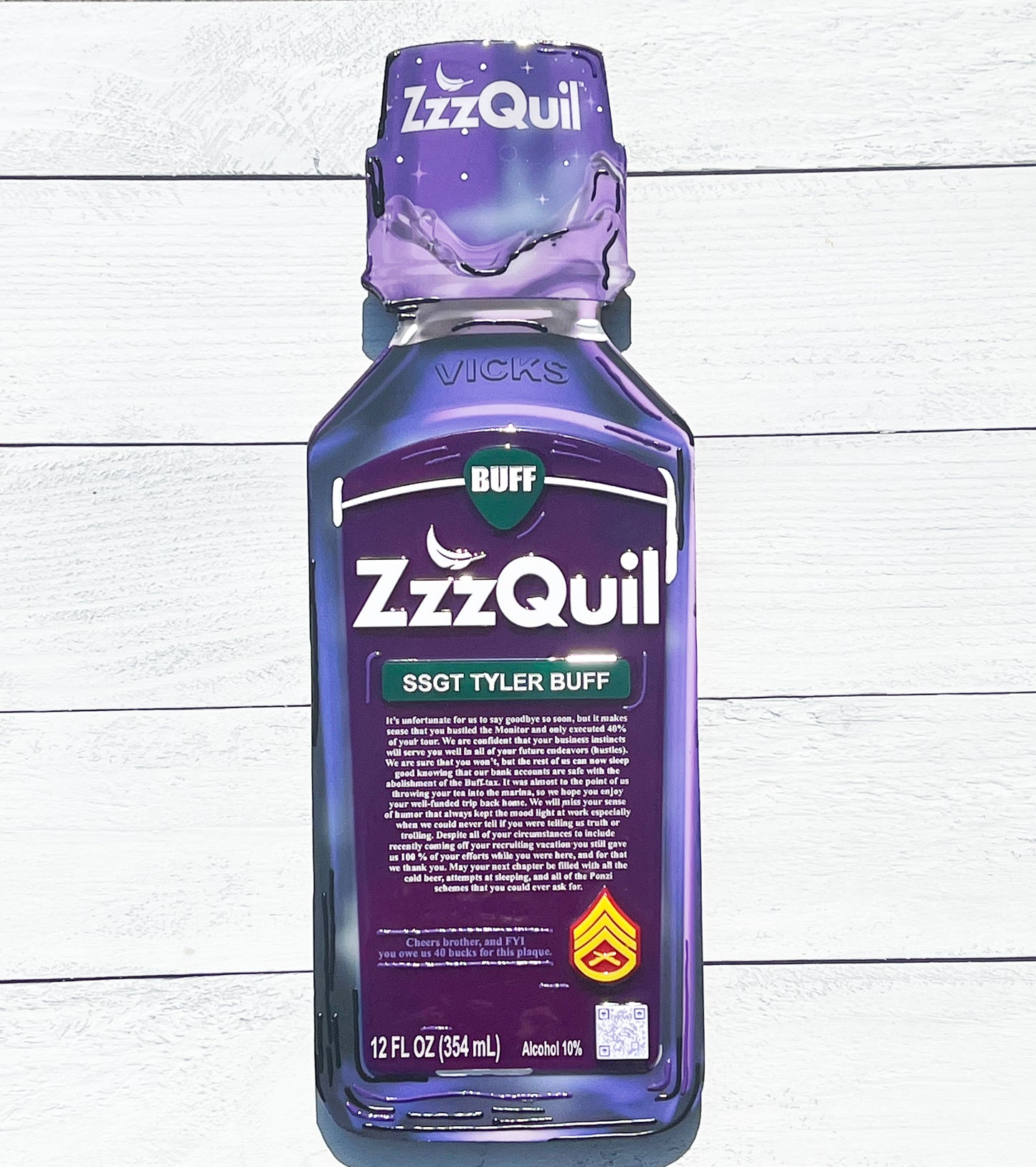 Custom Marine Corps Plaques, Military Retirement Plaques, Custom Military Plaques, USMC License 286-23