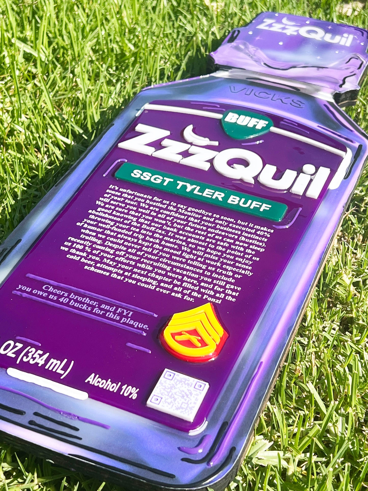 Custom Marine Corps Plaques, Military Retirement Plaques, Custom Military Plaques, USMC License 286-23