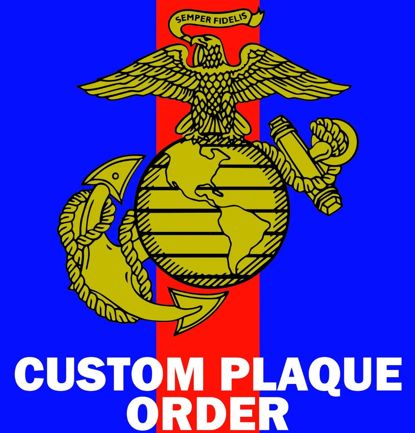 Marine corps plaques, Custom awards, Custom trophies, USMC plaque, Marine retirement, Marine retired, USMC License #286-23