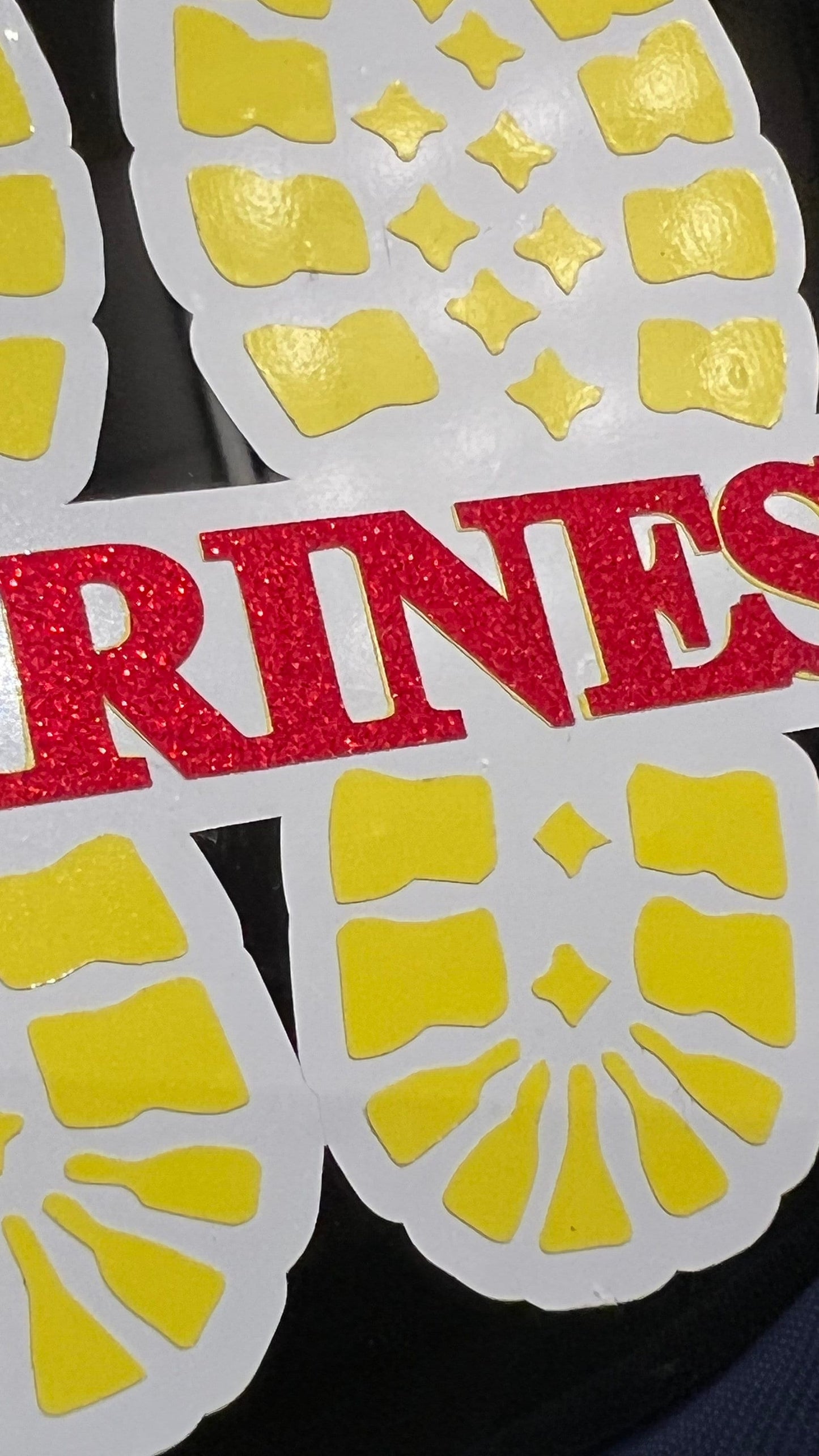 Marine Corps Decal | USMC Decal | Yellow Footprints Decal | The Few. The Proud. | Semper Fi | Marines | USMC License #286-23