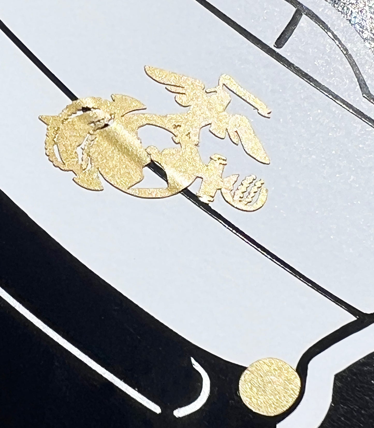 Marine Corps Decal | USMC Decal  | Women Marines | Marine Corps Gifts | Female Marine Bucket Cover | USMC License #286-23