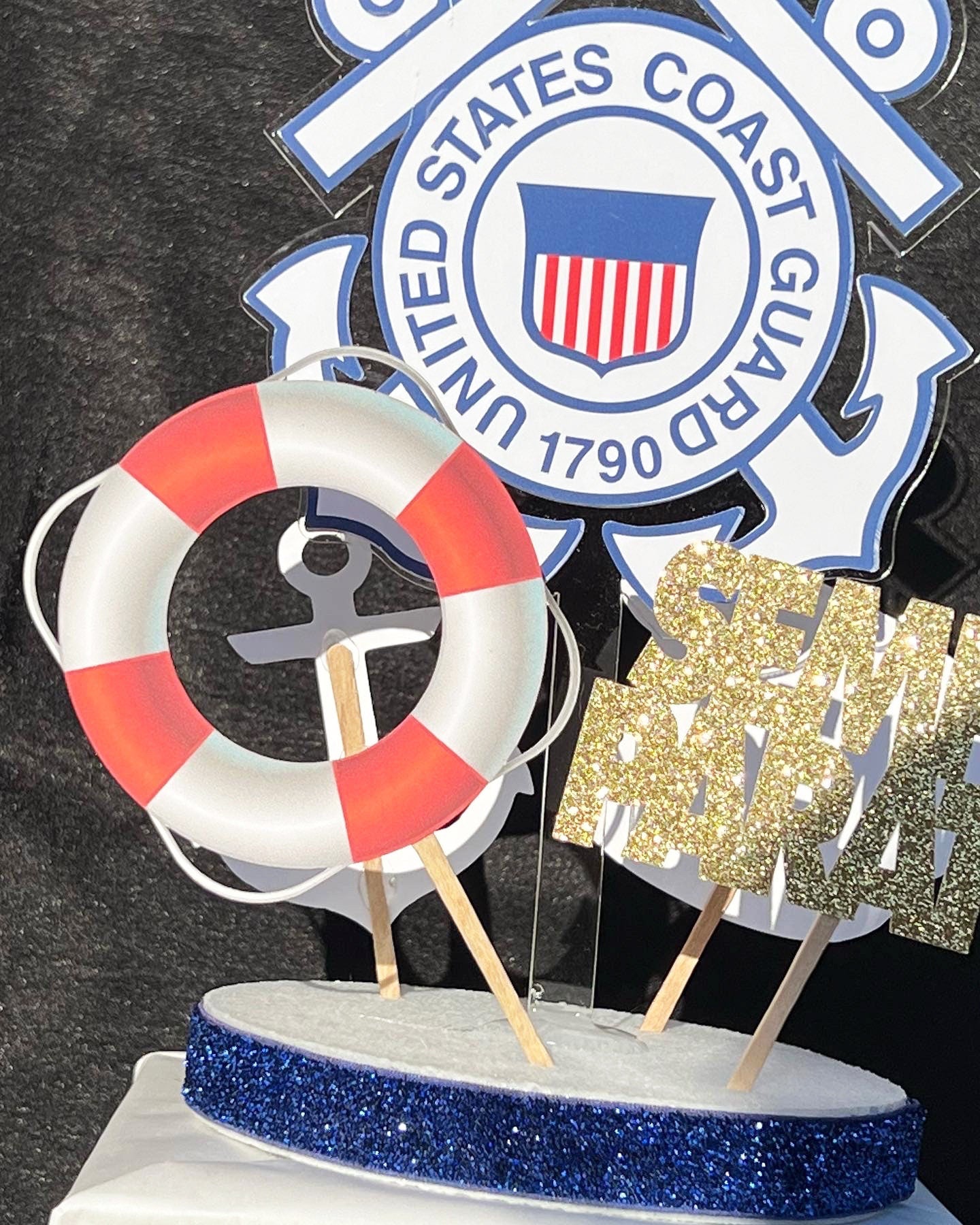 Coast Guard party decorations, Coast guard gifts, Coast guard retirement, USCG plaque, uscg senior chief, USCG gift, USCG chief