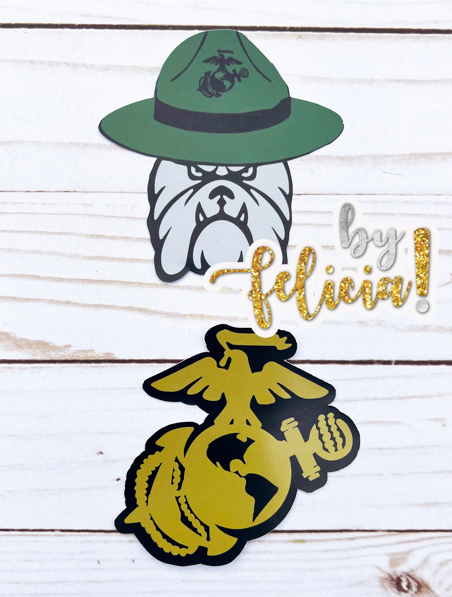 Marine Corps Stickers | USMC Sticker | Women Marine Veteran | Military Stickers | Marine Corps Sticker pack | USMC License #286-23