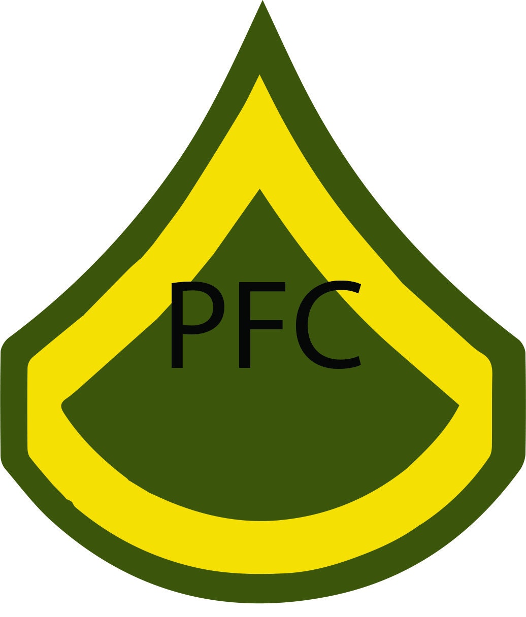 Army Enlisted Rank Insignia SVG Bundle (Instant Download)