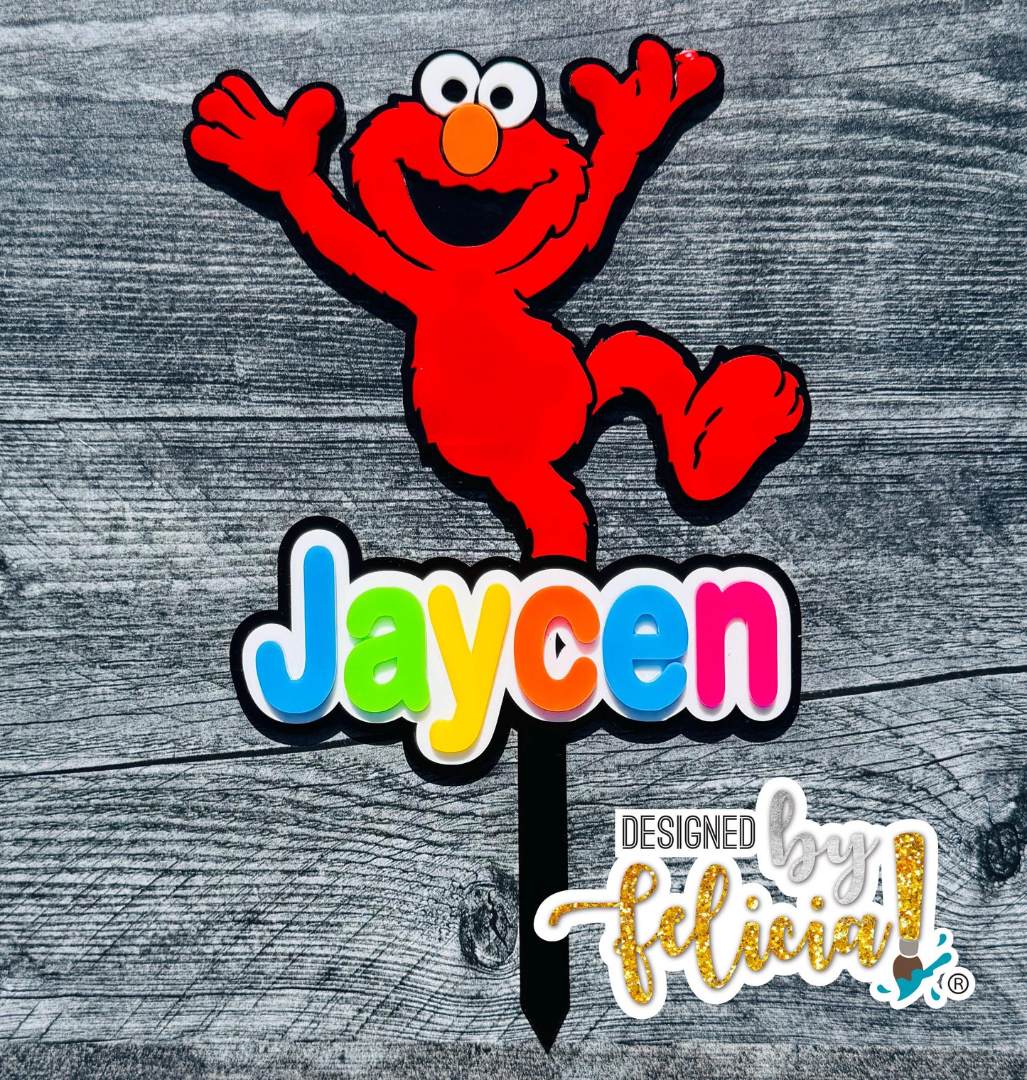 Acrylic cake topper, Custom cake topper, Wooden cake topper, Personalized cake topper, Layered cake topper acrylic, Birthday cake topper