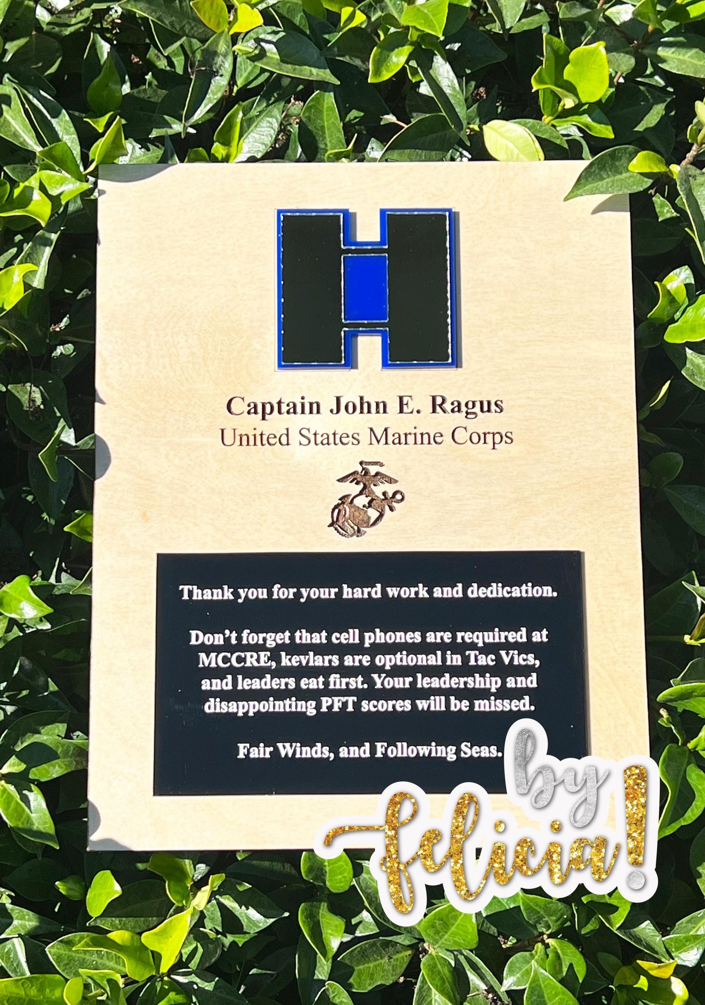 Marine corps plaques, Marine Corps retirement gift,  marine corps gift, USMC plaque, Marine retirement, Marine retired, USMC License #286-23