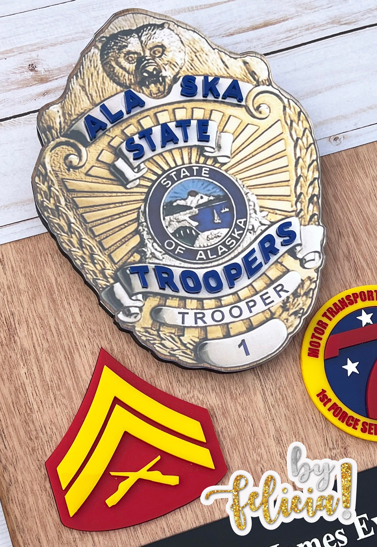 Marine corps plaques, Marine Corps retirement gift, marine corps gift, Police plaque, Police retirement, Marine retired, USMC License 286-23