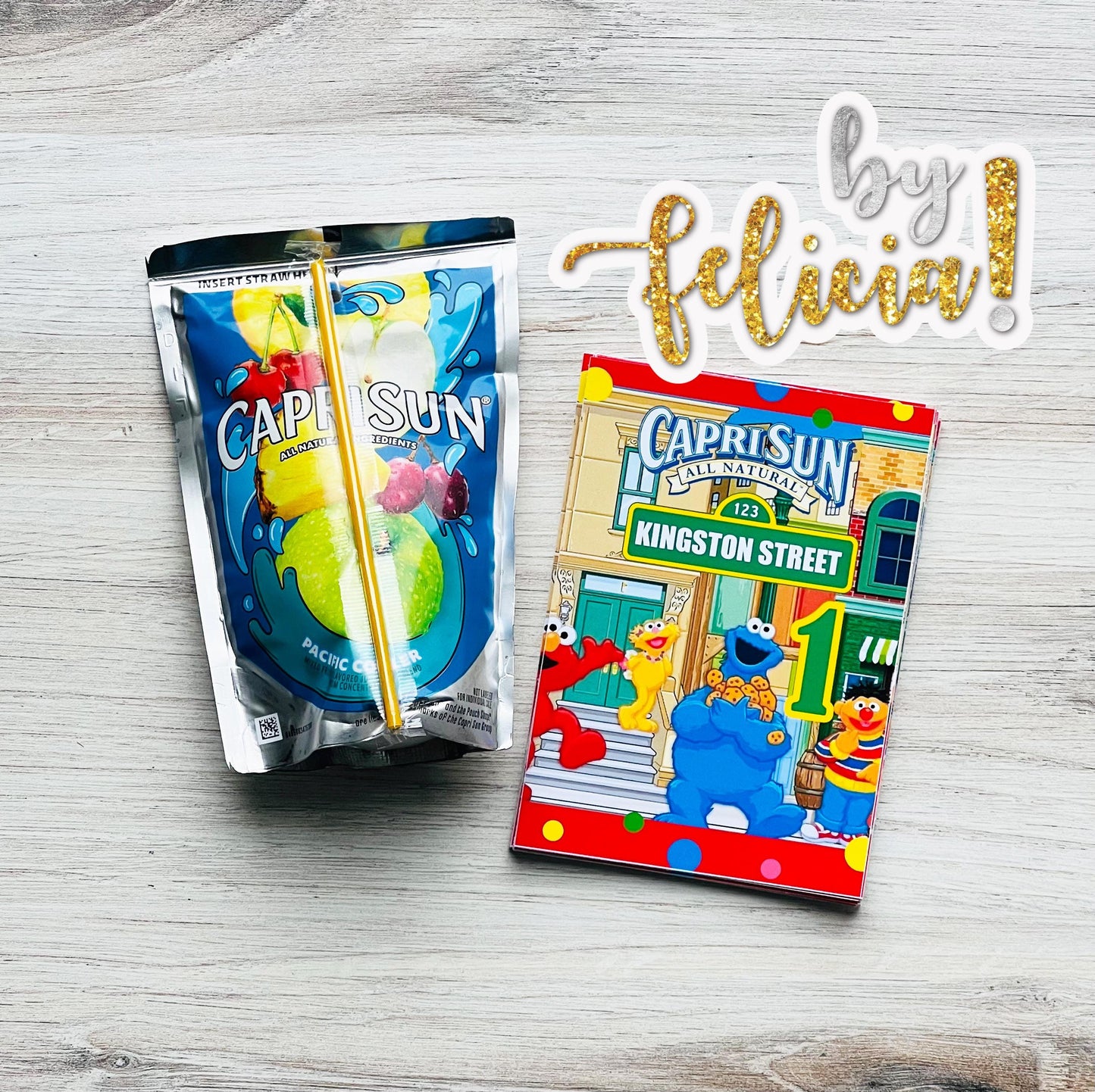 Elmo's World Party Favor Package: Custom Birthday Decor