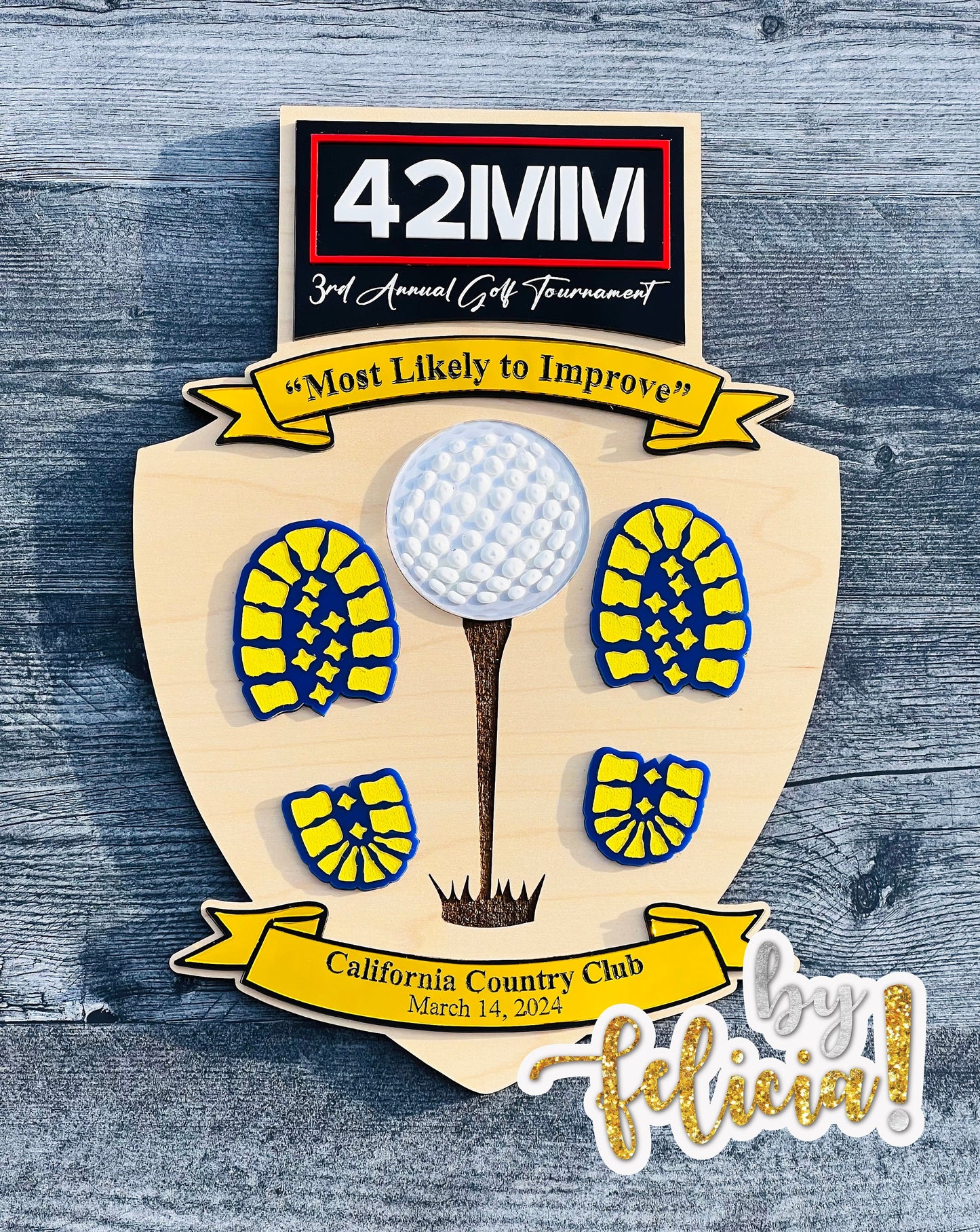 Golf tournament plaques, Golf tournament gift,  Golf Awards, Golf trophy, Winner trophy, Winner plaque, Golf sign
