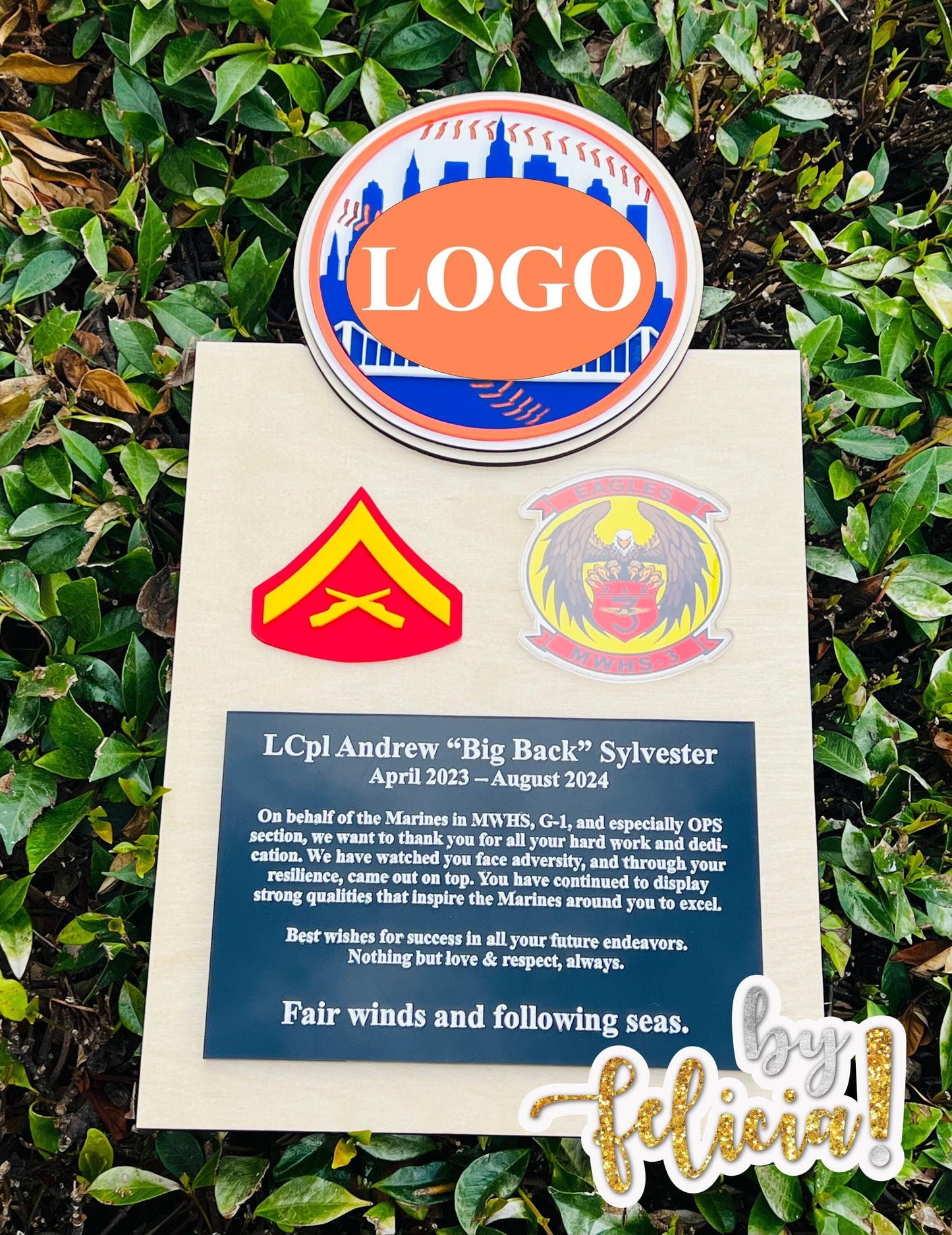 Marine corps plaques, Marine Corps retirement gift,  marine corps gift, USMC plaque, Marine retirement, Marine retired, USMC License #286-23