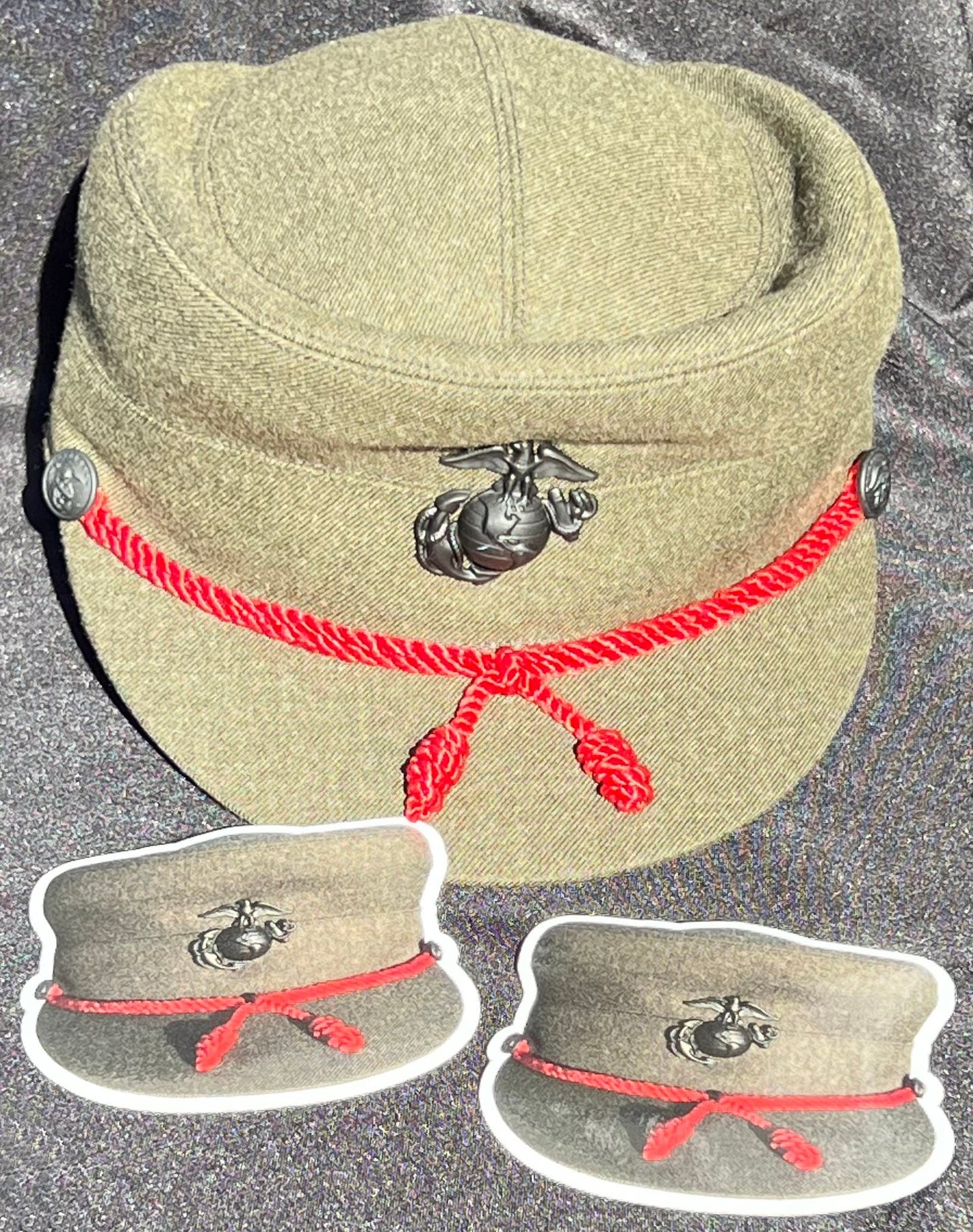 Women Marine Bucket Cover Sticker - USMC Veteran Decal