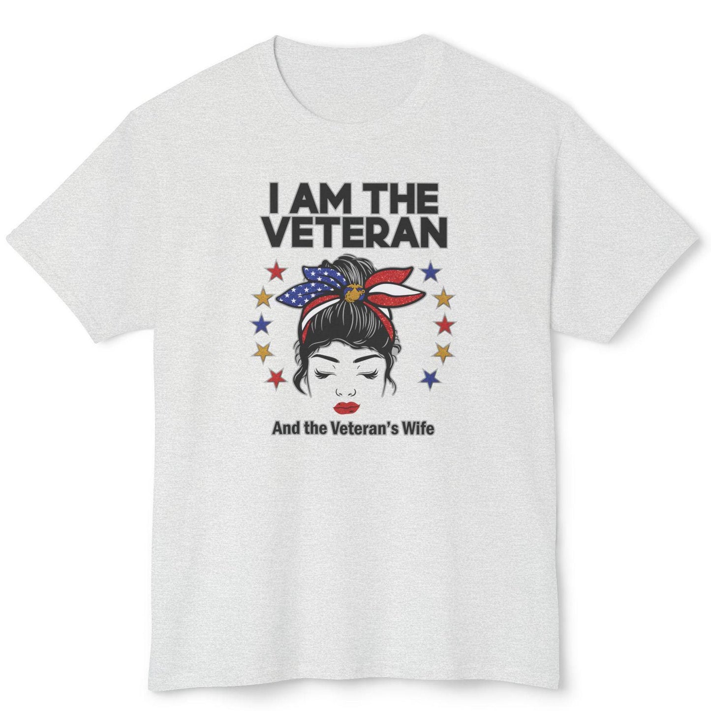 Proud Female Veteran shirt, Female Veteran shirt, Female Marine Veteran shirt, Retired Military shirts for women, Unisex HD Cotton T-shirt