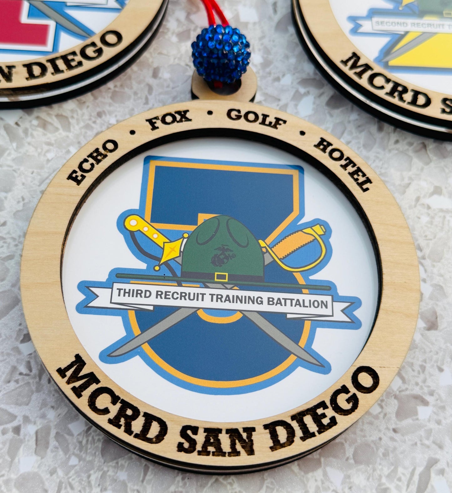 McRD recruit training, MCrD San Diego graduation, Marine boot camp graduation, Marine Corps Gifts, USMC Gifts, USMC License #286-23