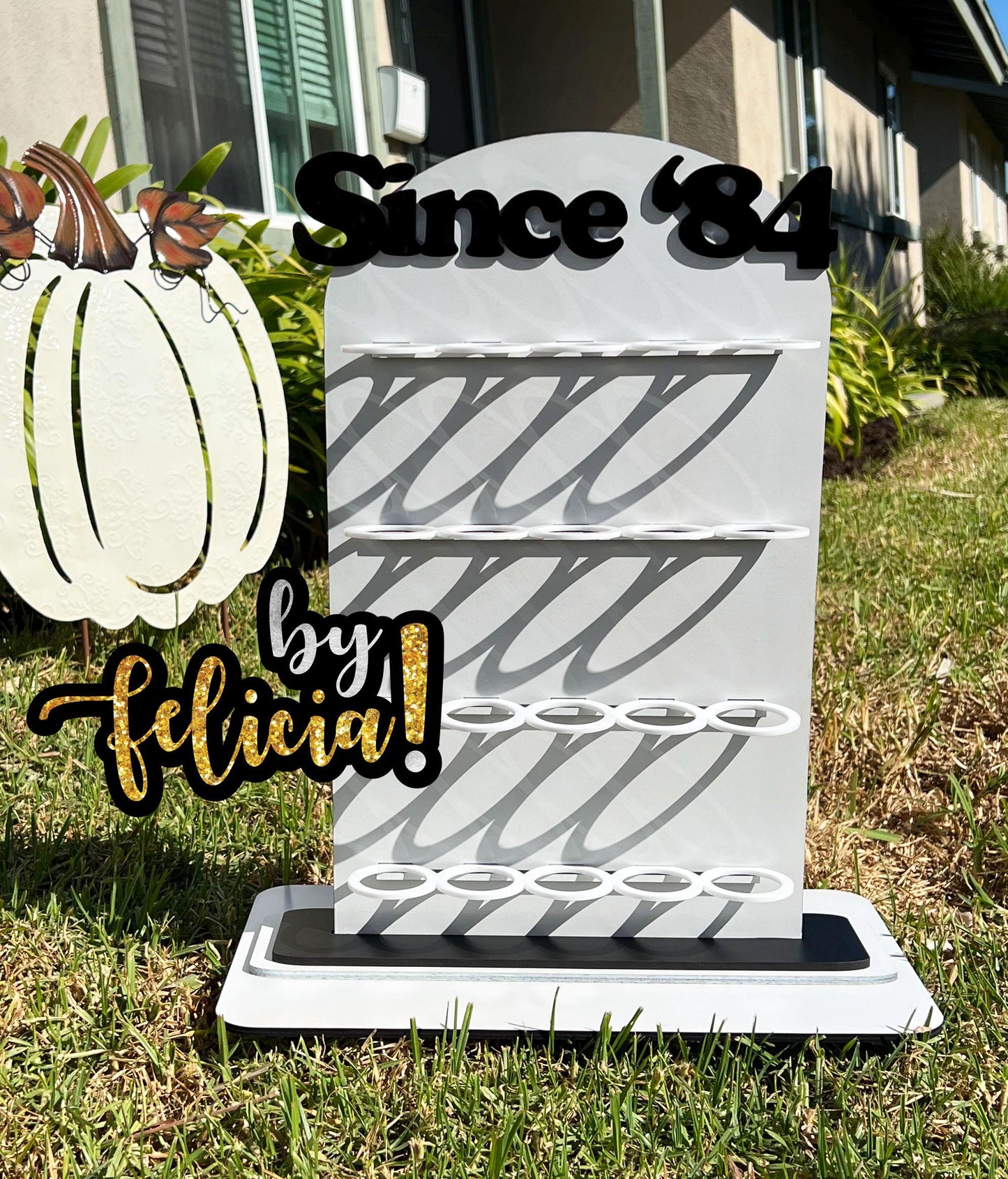 Shot Glass Display, Shot Glass Holder, Wedding Shot Glass Board, Shot Glass Stand, Personalized shot glass stand, Party shot glass stand