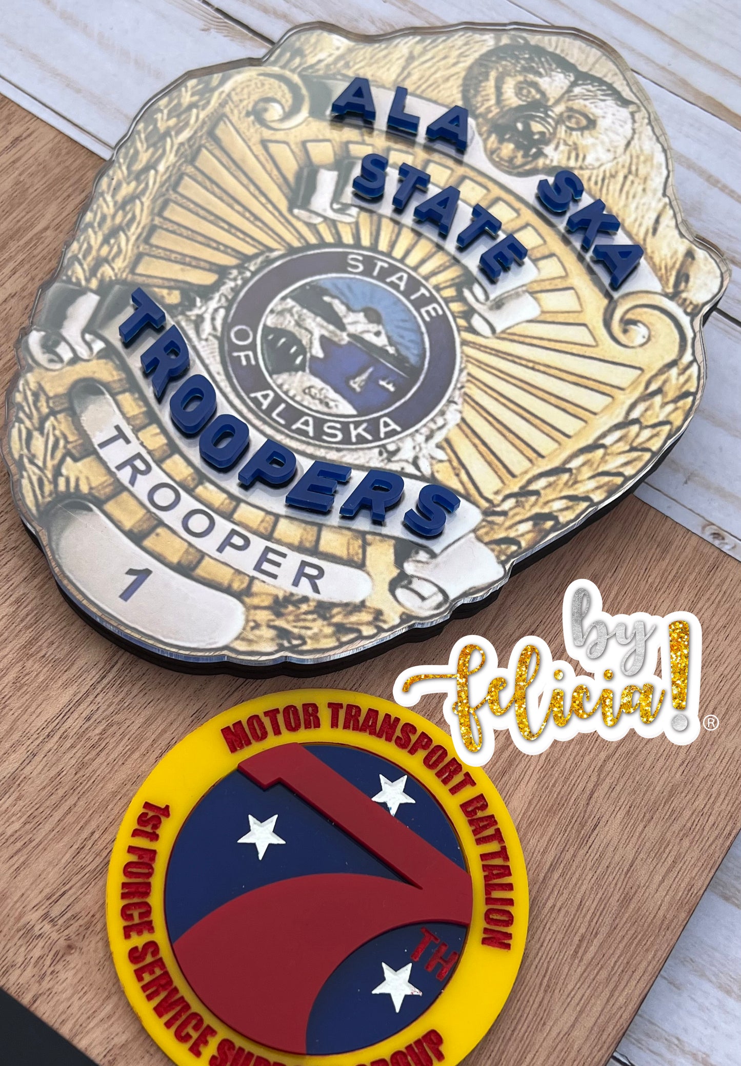 Custom Marine Corps Plaques, Military Retirement Plaques, Custom Military Plaques, USMC License 286-23