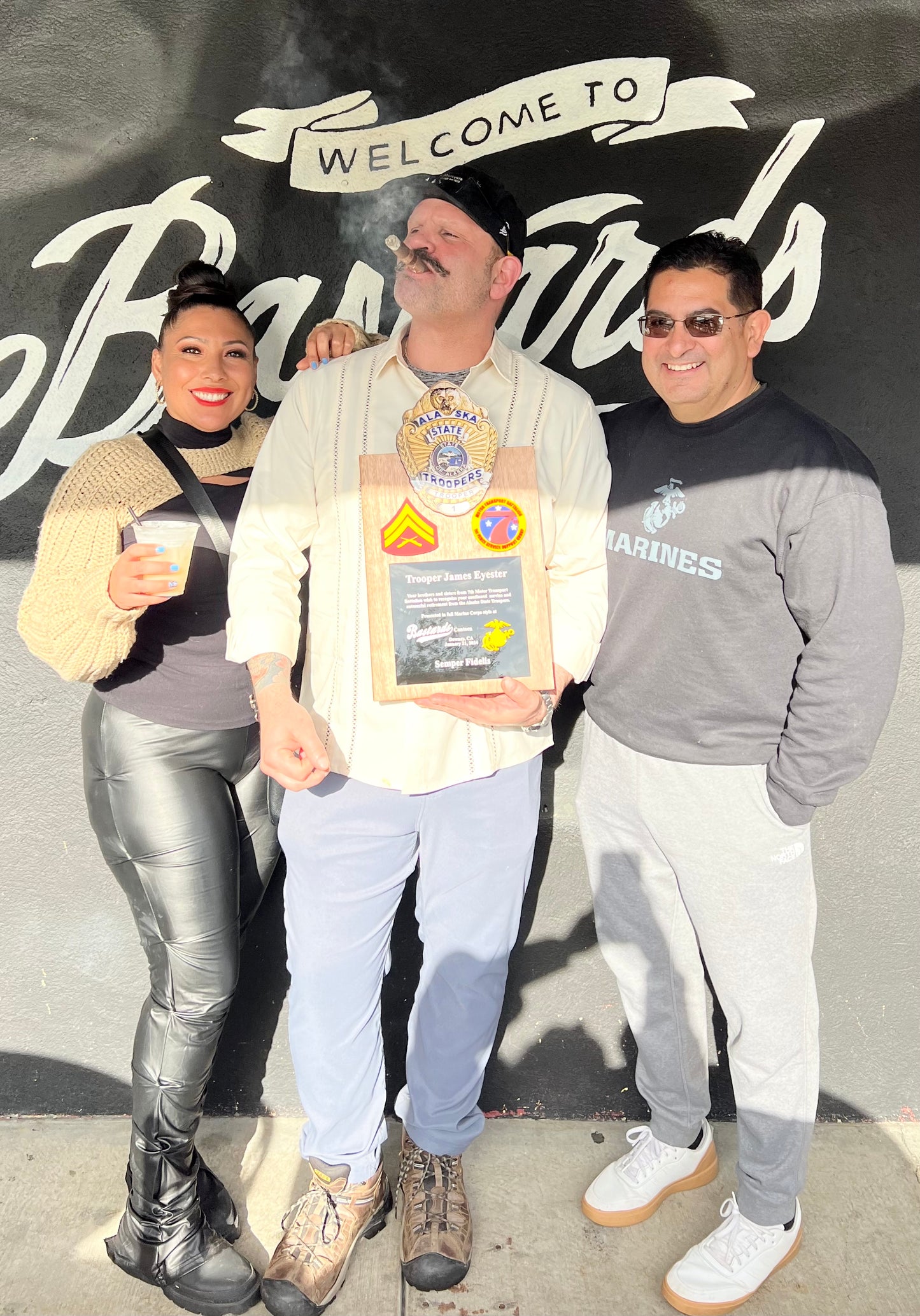 Custom Marine Corps Plaques, Military Retirement Plaques, Custom Military Plaques, USMC License 286-23