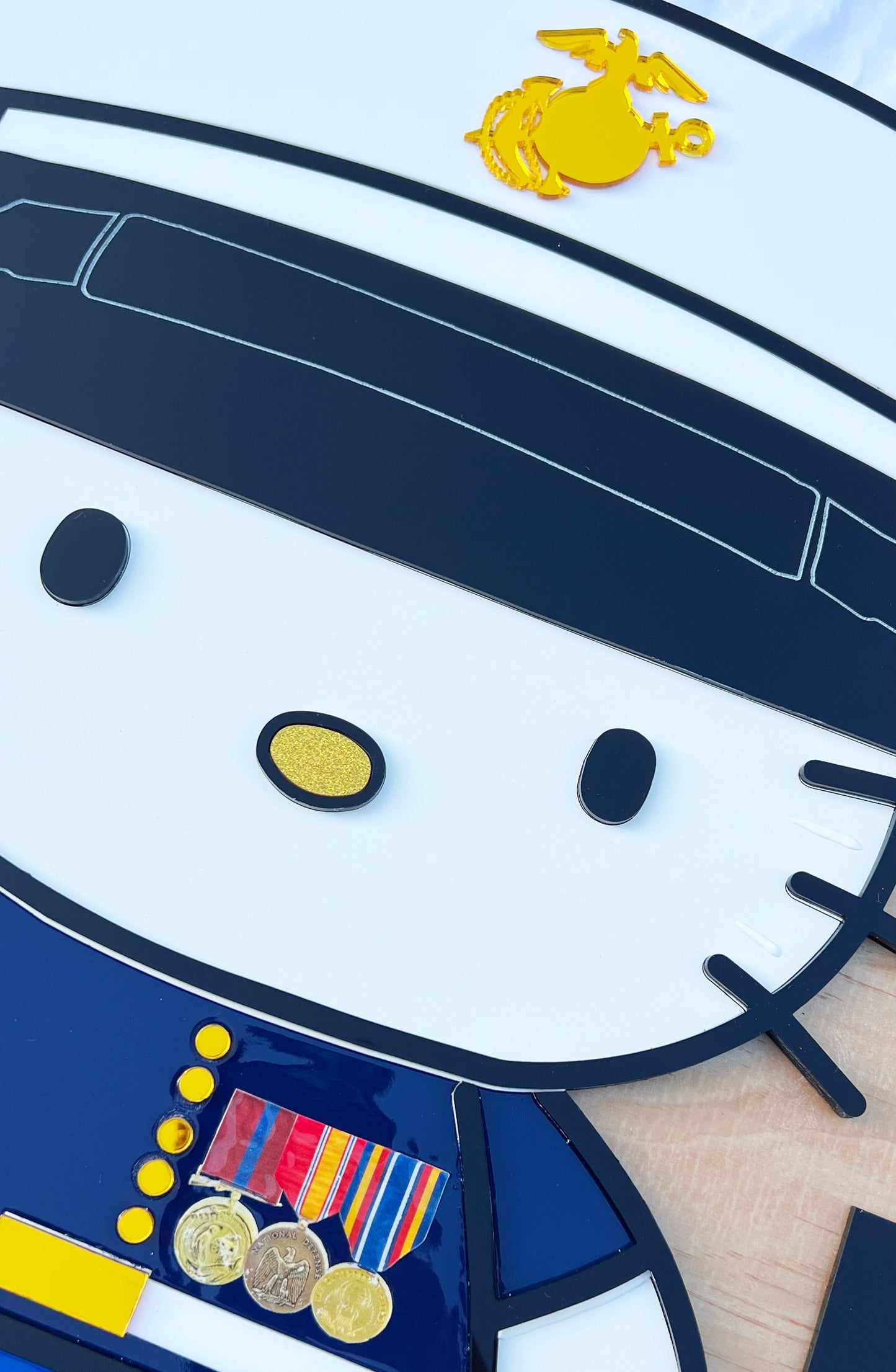 Custom Marine Corps Plaques, Military Retirement Plaques, Custom Military Plaques, USMC License 286-23