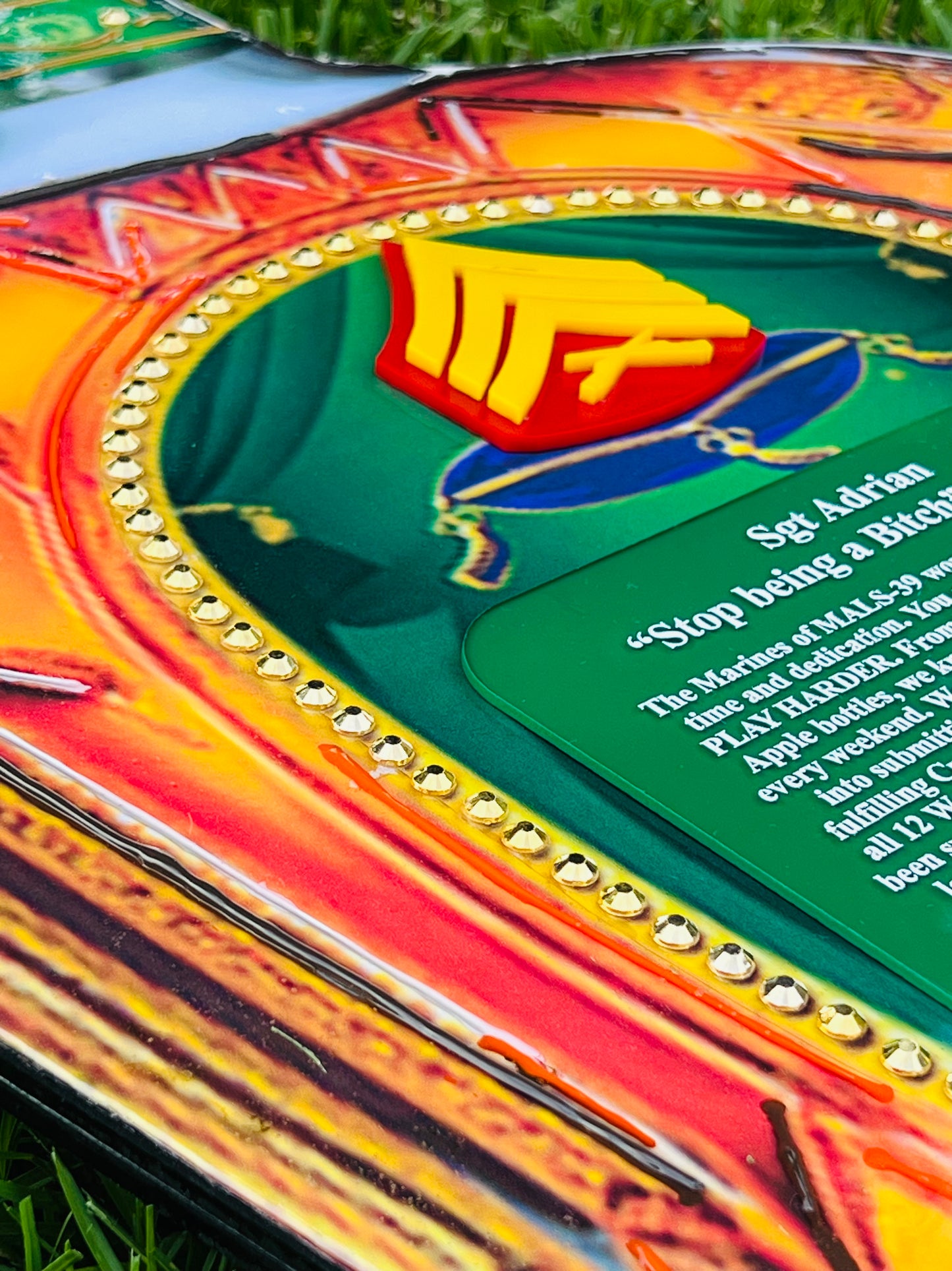 Custom Marine Corps Plaques, Military Retirement Plaques, Custom Military Plaques, USMC License 286-23