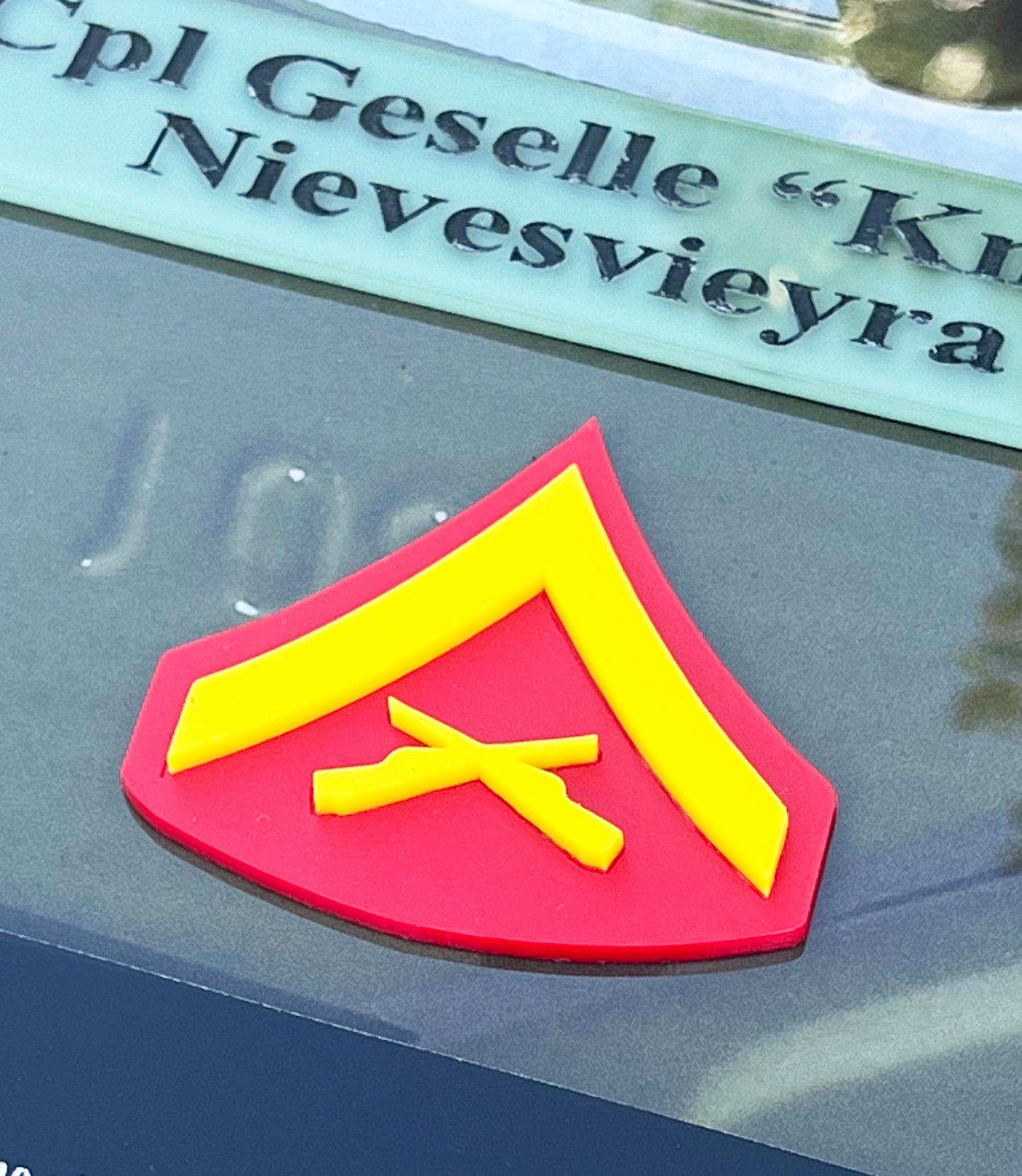 Custom Marine Corps Plaques, Military Retirement Plaques, Custom Military Plaques, USMC License 286-23