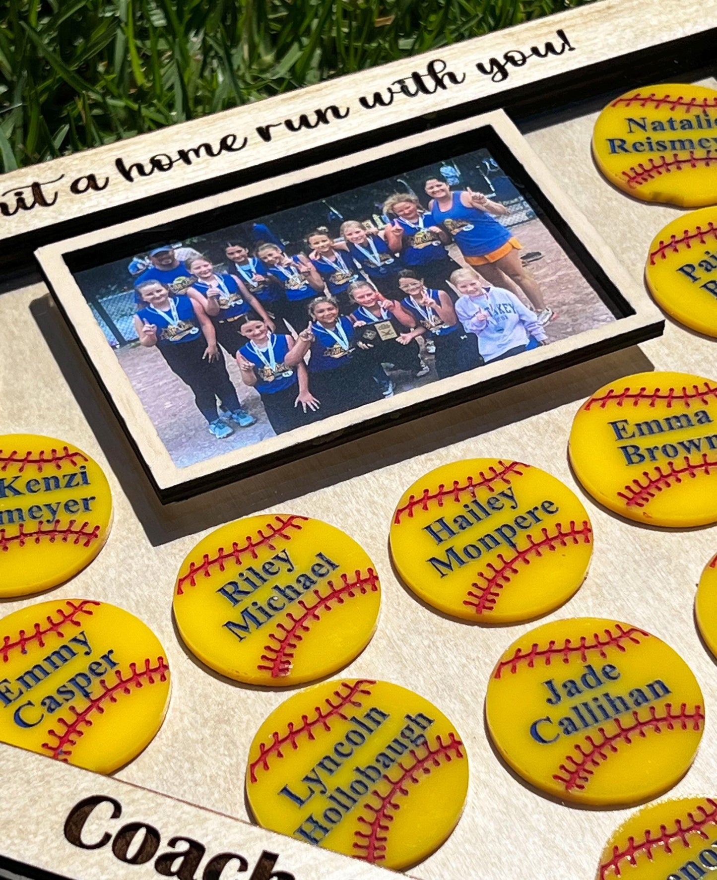 Softball Coach Gift, Baseball Coach Frame, Baseball Coach Gift Photo,  Coach Gifts Baseball, Baseball Gifts for Coach, Softball gifts coach