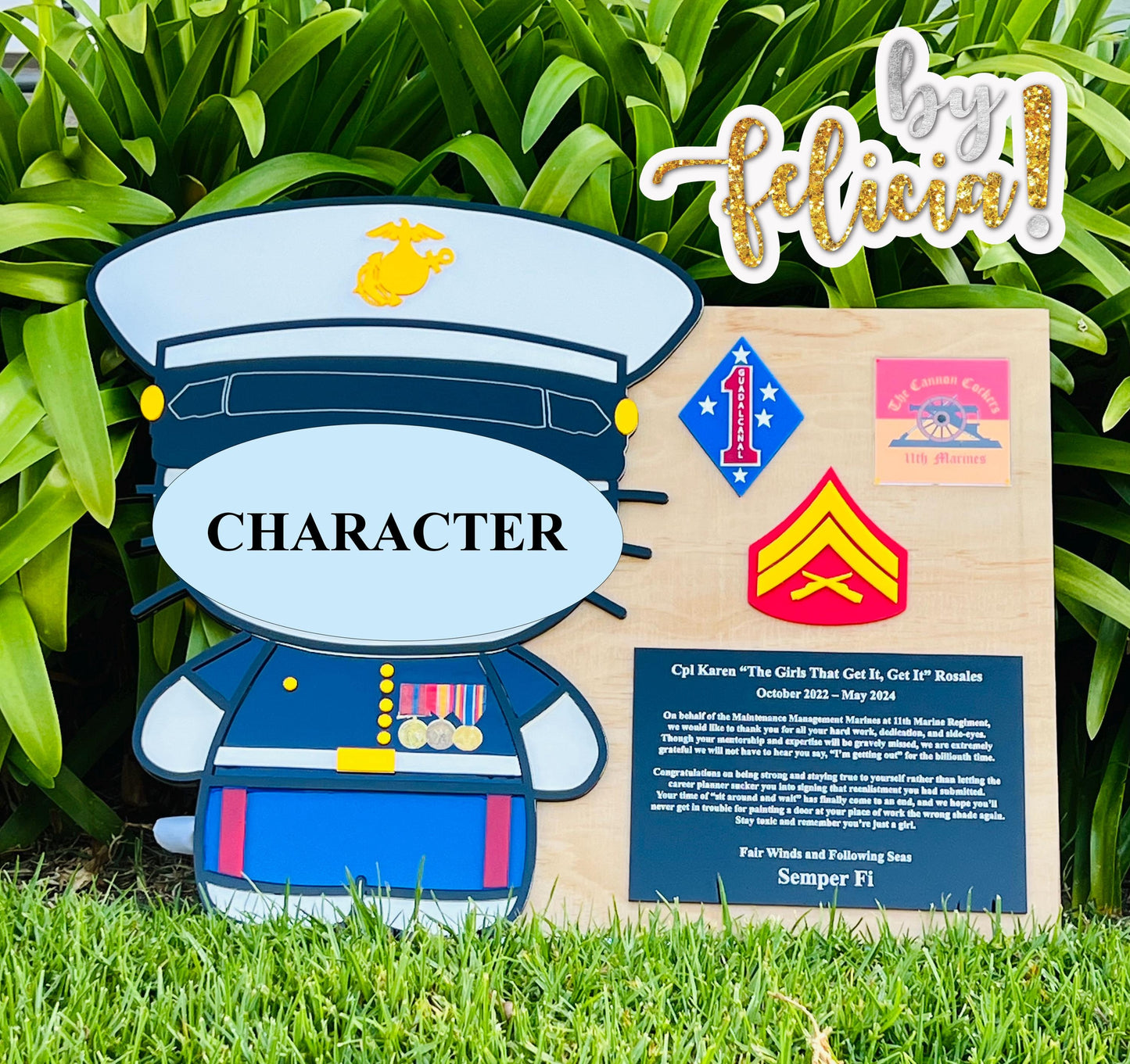 Marine corps plaques, Marine Corps retirement gift,  marine corps gift, USMC plaque, Marine retirement, Marine retired, USMC License #286-23
