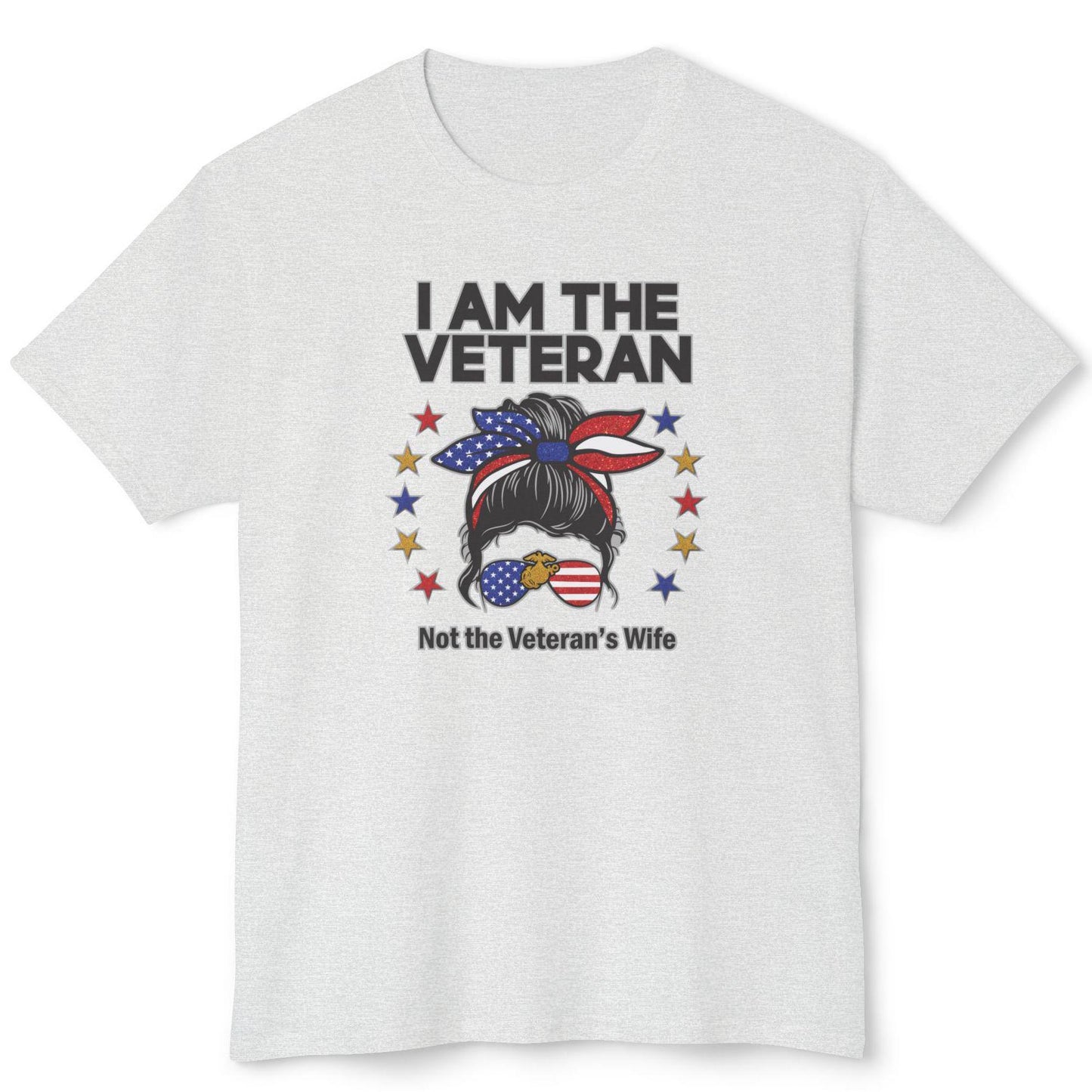 Proud Female Veteran shirt, Female Veteran shirt, Female Marine Veteran shirt, Retired Military shirts for women, Unisex HD Cotton T-shirt