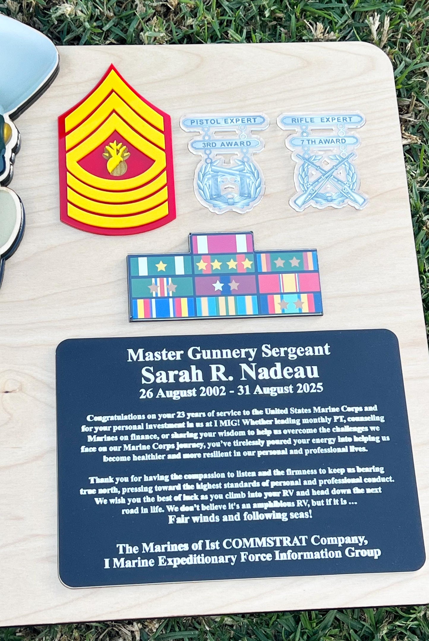 Marine corps plaques, Marine Corps retirement gift,  marine corps gift, USMC plaque, Marine retirement, Marine retired, USMC License #286-23