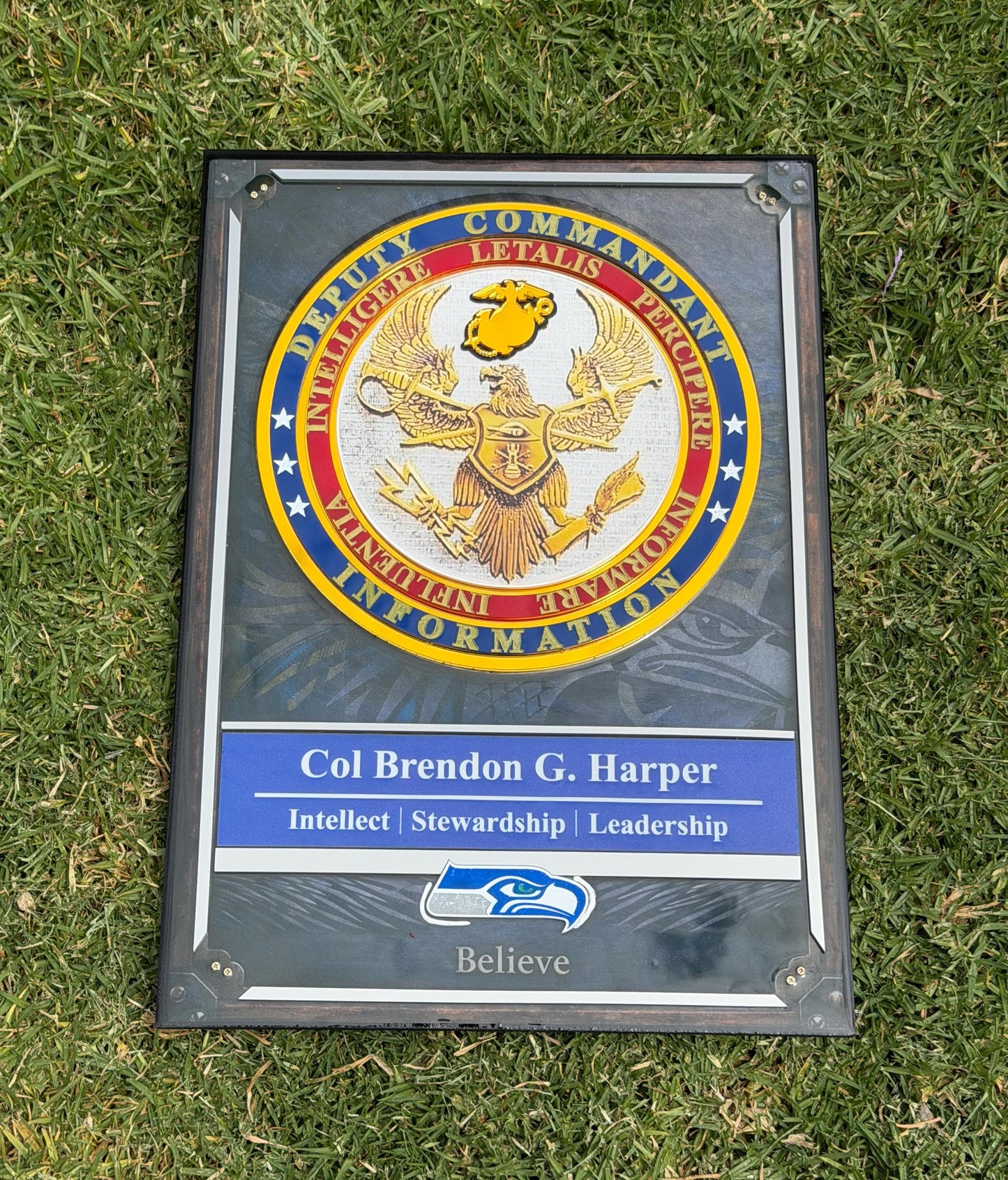 Marine corps plaques, Marine Corps retirement gift,  marine corps gift, USMC plaque, Marine retirement, Marine retired, USMC License #286-23