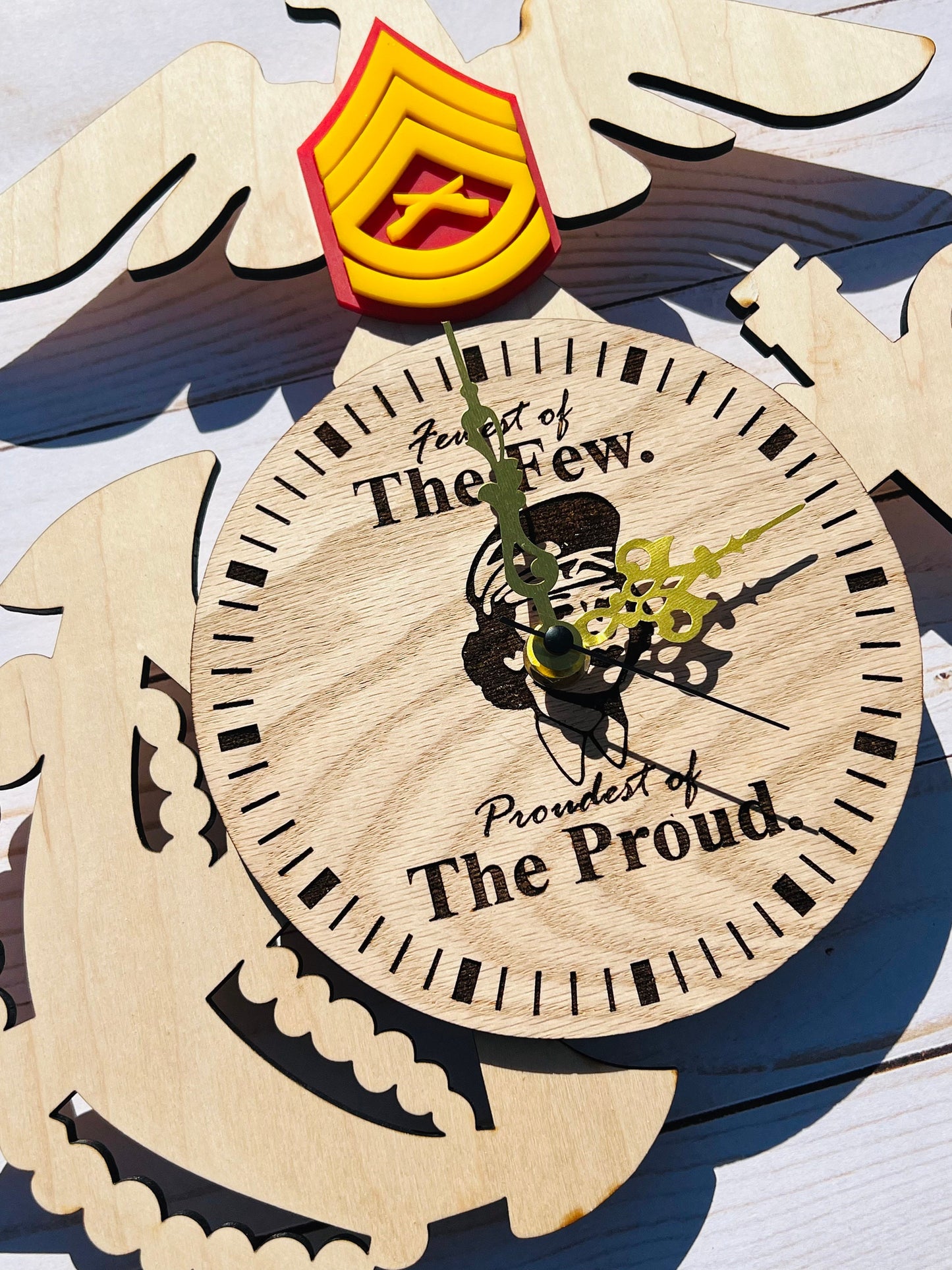 Marine Retirement Gift, Marine Corps gifts, USMC clock, UsMc retirement gift, USMC retirement party, Marine Corps, USMC License #286-23
