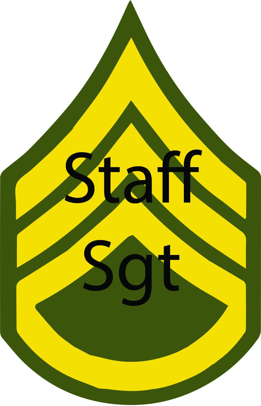 Army Enlisted Rank Insignia SVG Bundle (Instant Download)