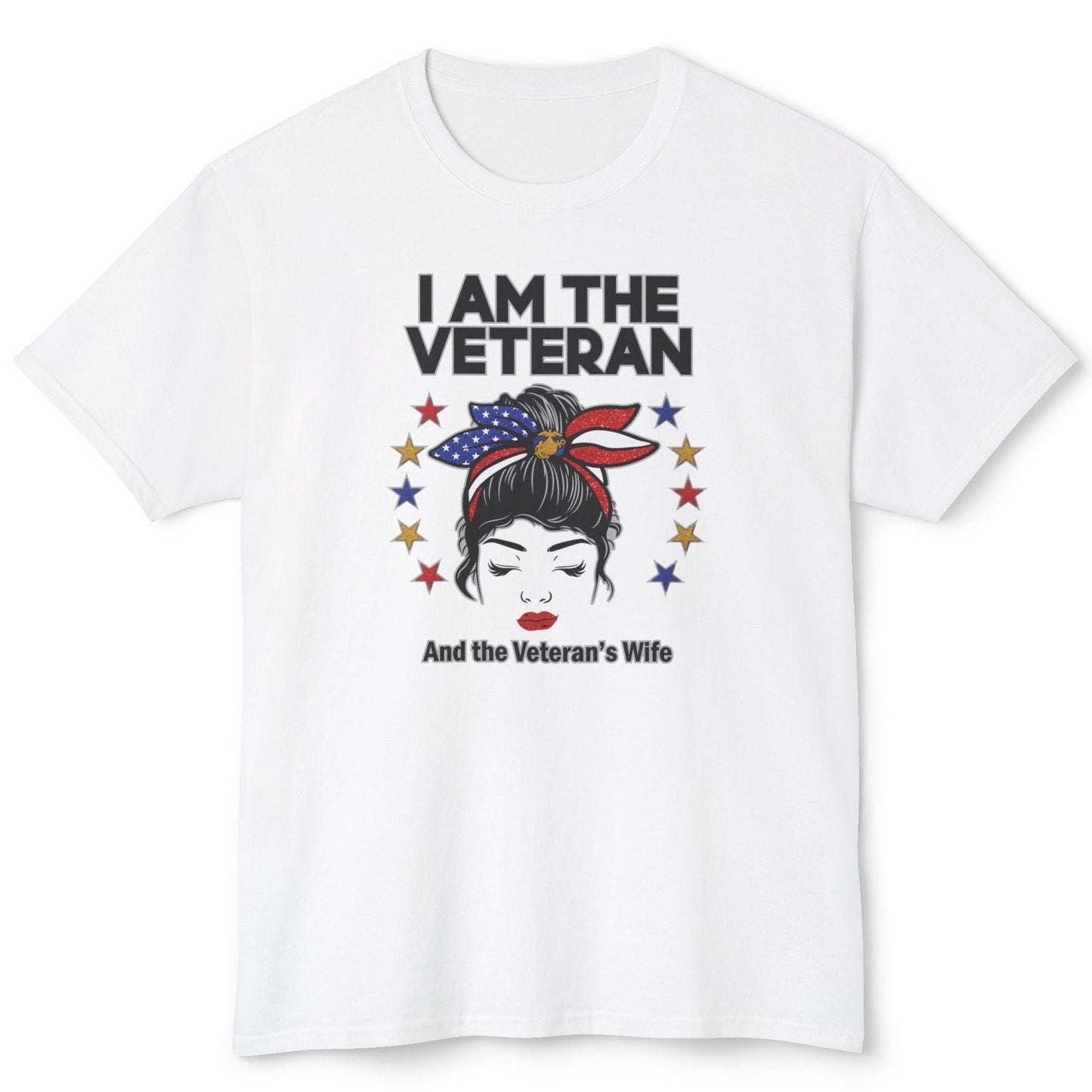 Proud Female Veteran shirt, Female Veteran shirt, Female Marine Veteran shirt, Retired Military shirts for women, Unisex HD Cotton T-shirt