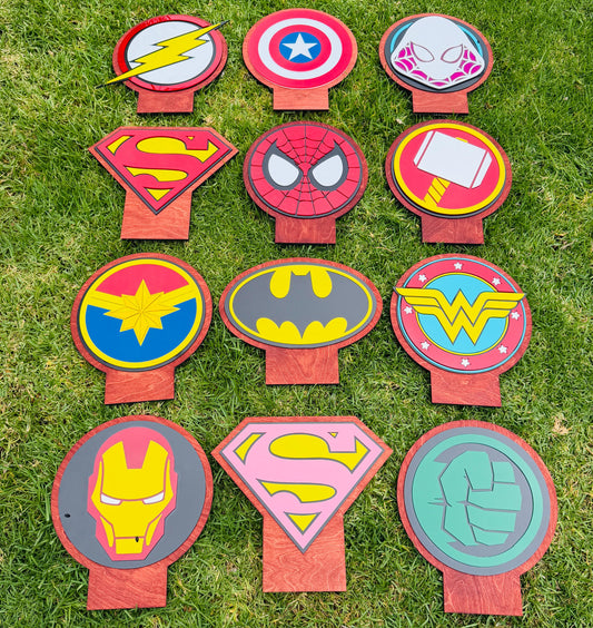 Super hero wall art, Super hero wall decor, super hero signgae, Kids super hero gifts, Super hero party decor,  super hero party supplies