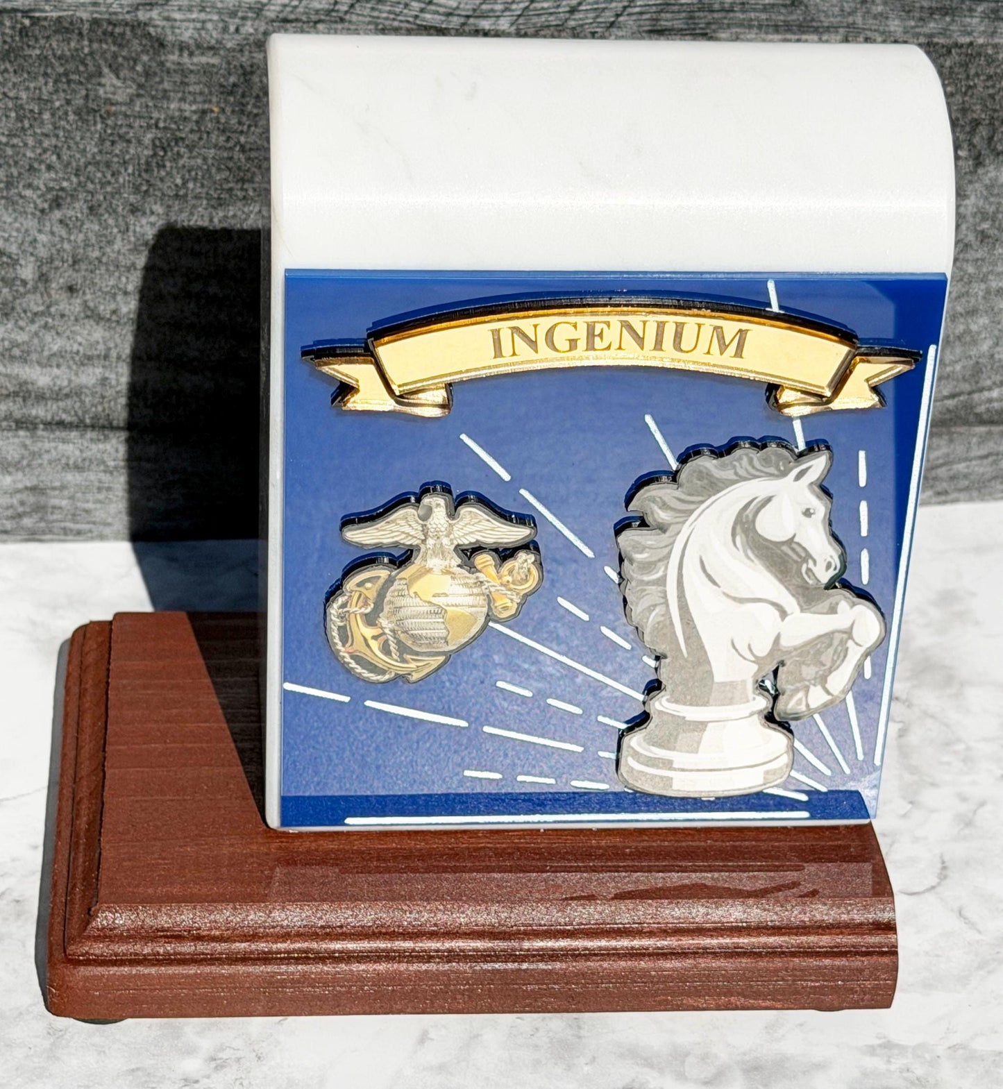 Marine corps plaques, Marine Corps retirement gift,  Marble bookends, USMC plaque, Marine retirement, Marine retired, USMC License #286-23