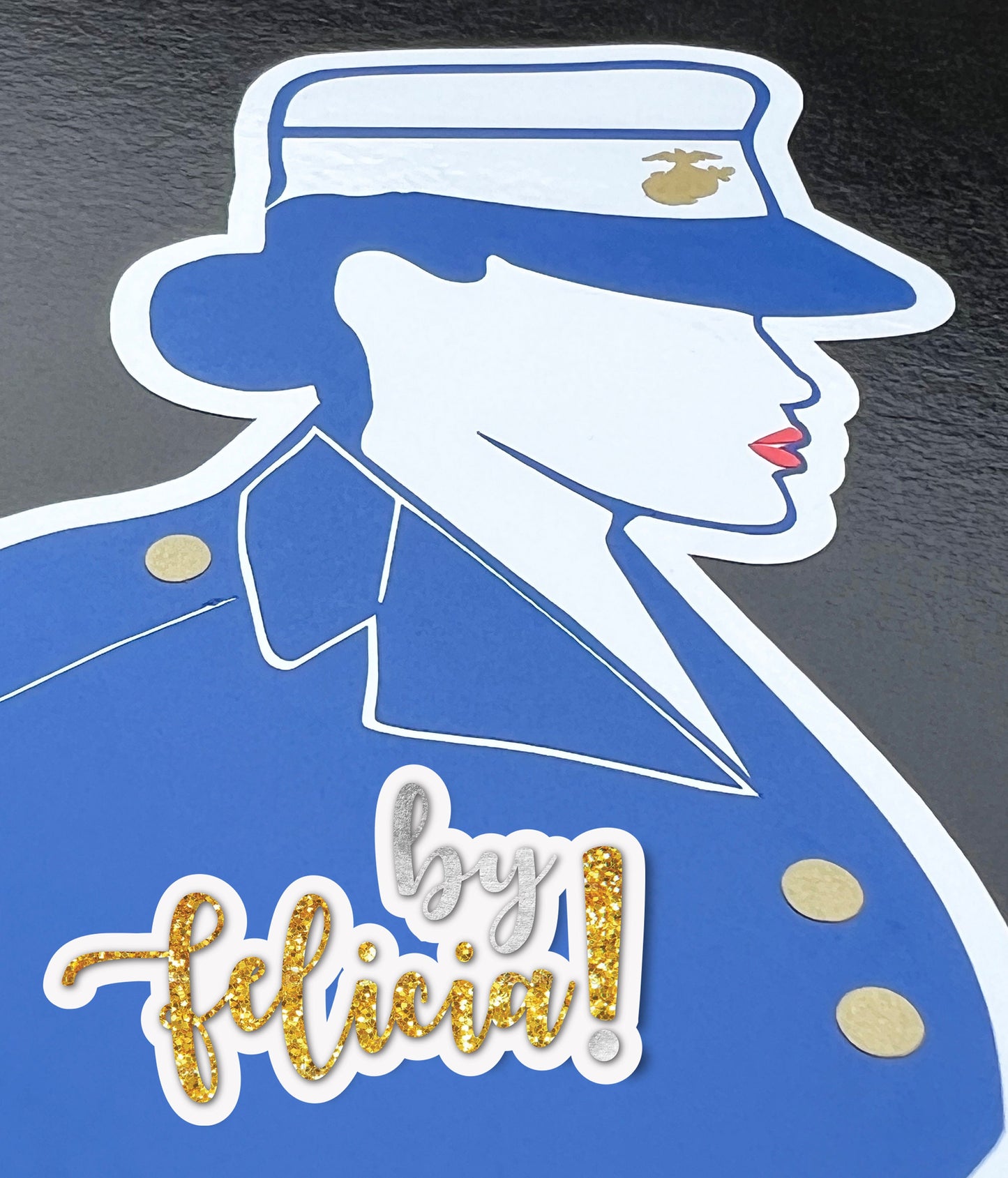 Women Marines Vinyl Decal: USMC Car, Laptop, Tumbler, USMC License #286-23