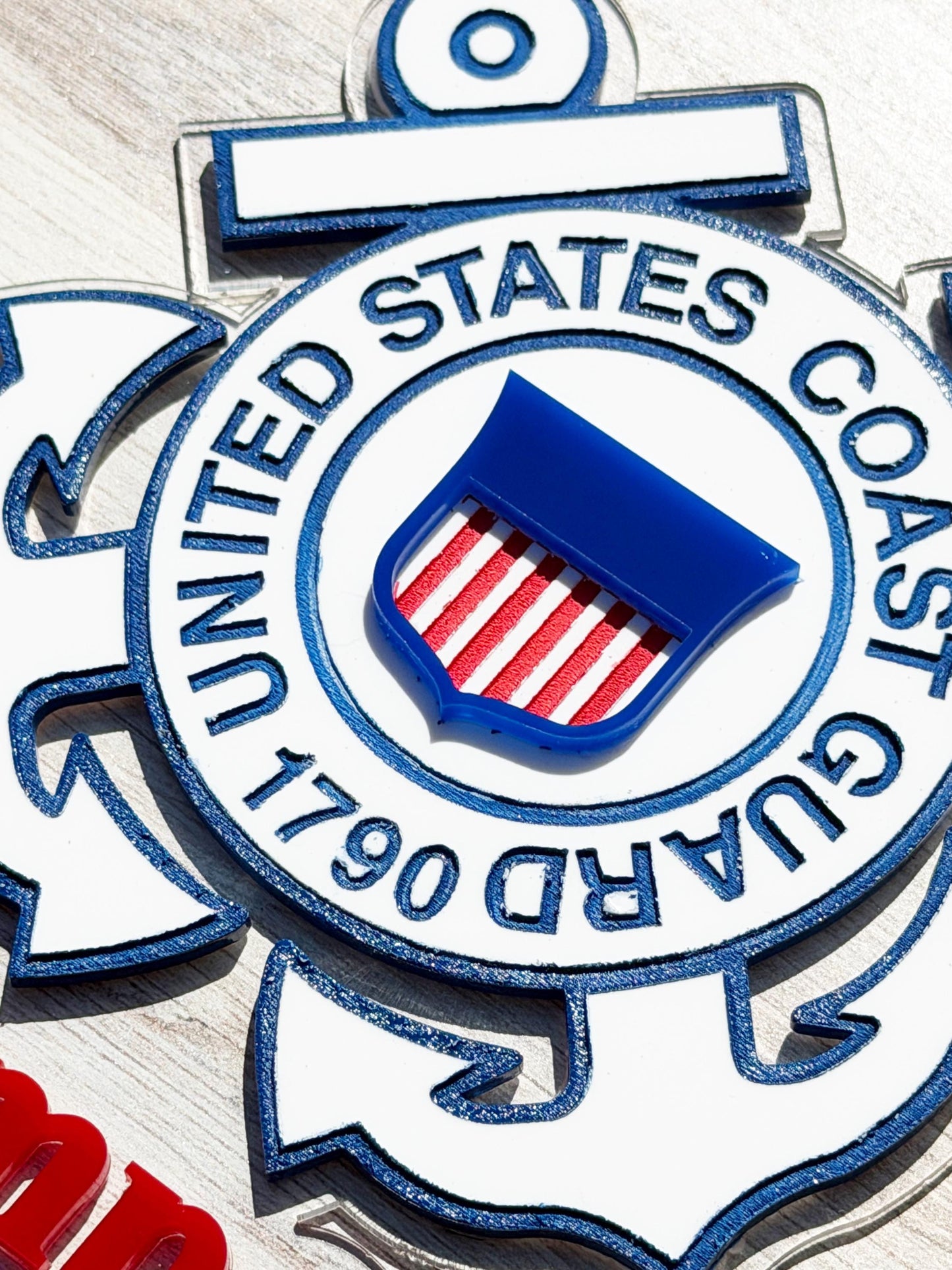 Coast Guard Cake Topper, Coast Guard party supplies, Coast guard theme party, Coast guard party favors, Coast Guard party ideas, Coast guard