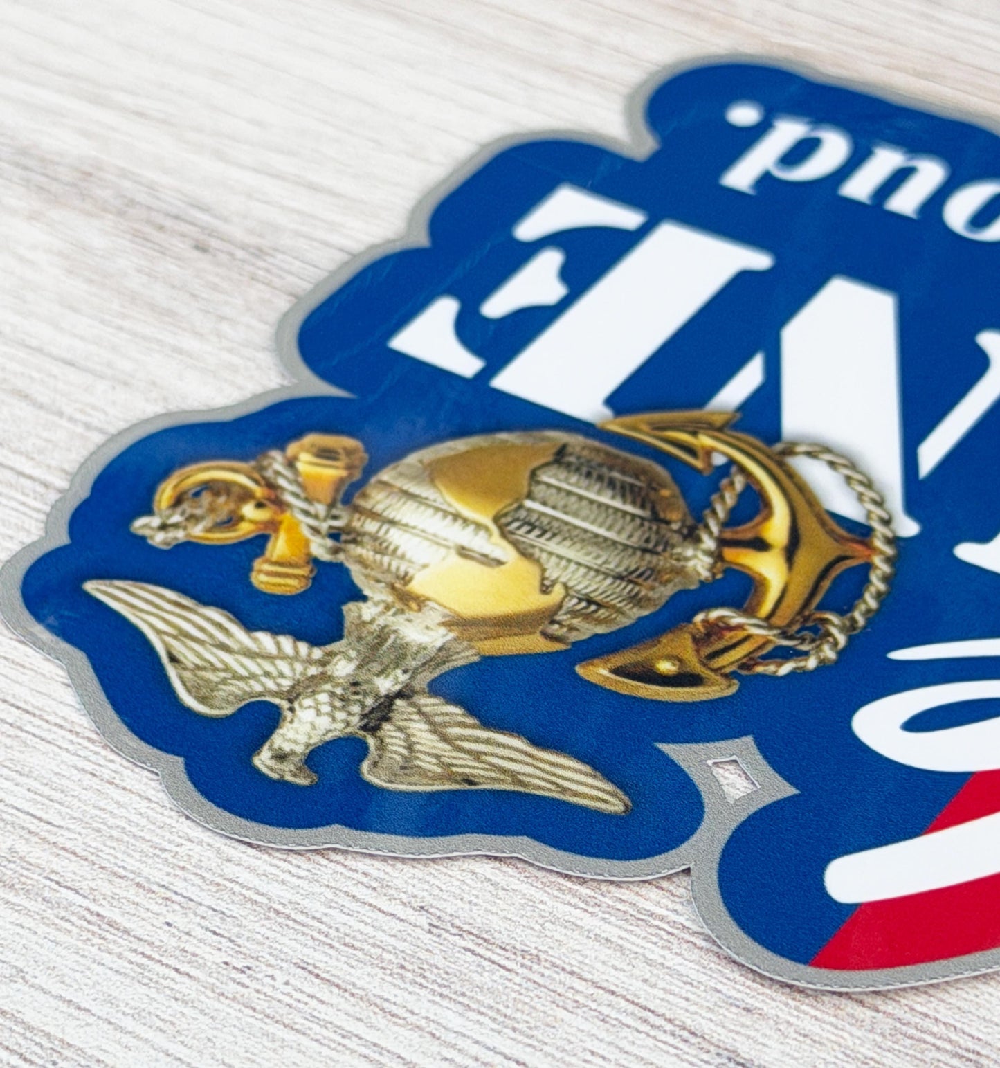 Female Marine Vinyl Sticker: USMC Veteran Decal