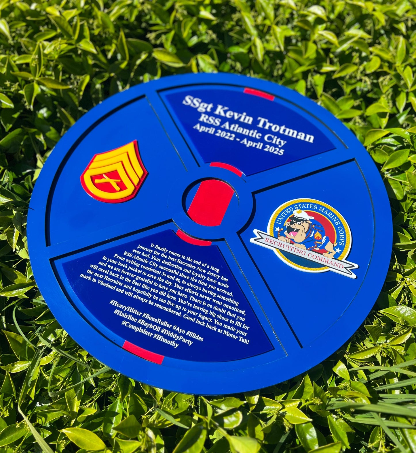 Marine corps plaques, Marine Corps retirement gift,  marine corps gift, USMC plaque, Marine retirement, Marine retired, USMC License #286-23