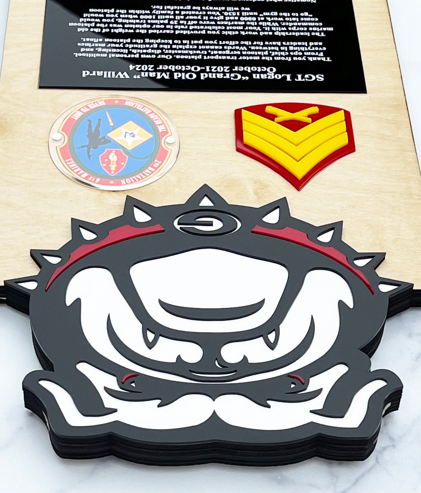 Marine corps plaques, Marine Corps retirement gift,  marine corps gift, USMC plaque, Marine retirement, Marine retired, USMC License #286-23