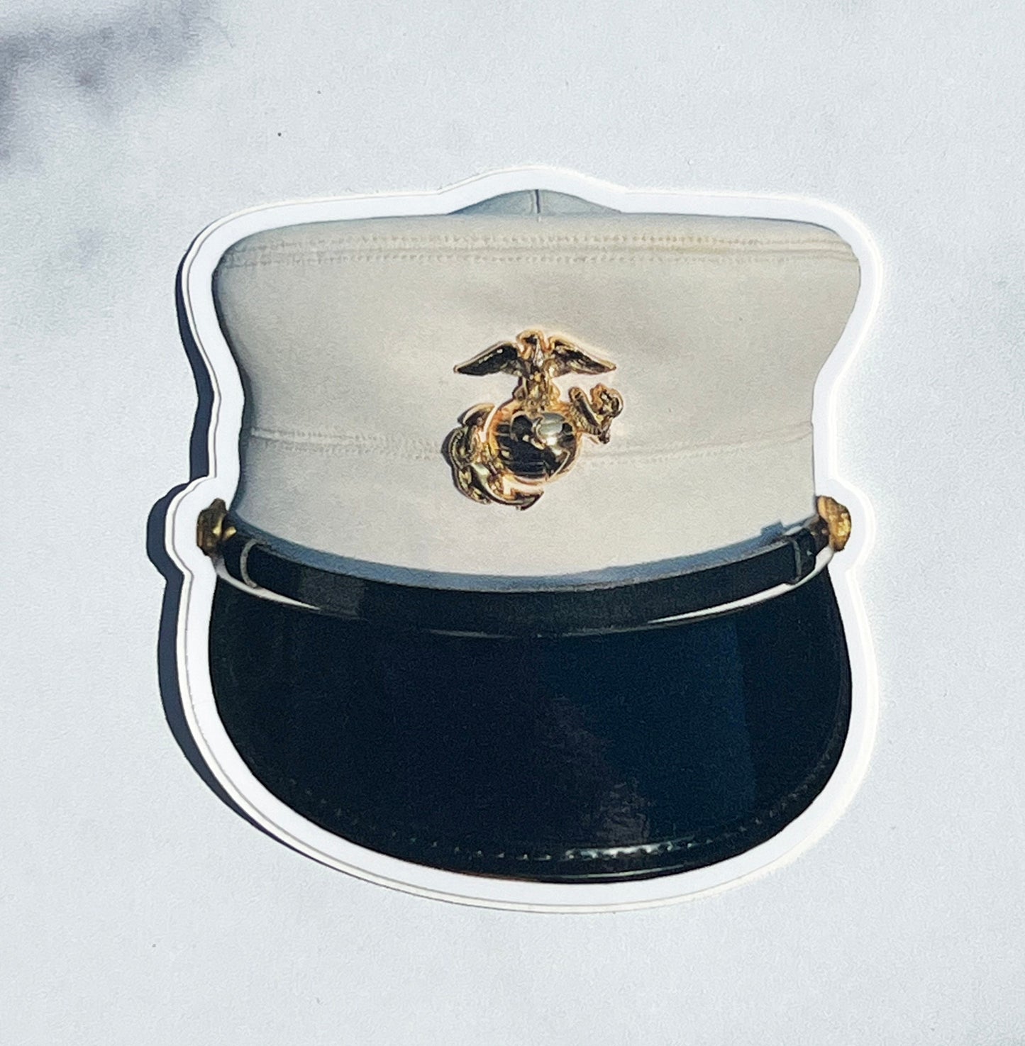 Women Marine Bucket Cover Sticker - USMC Veteran Decal