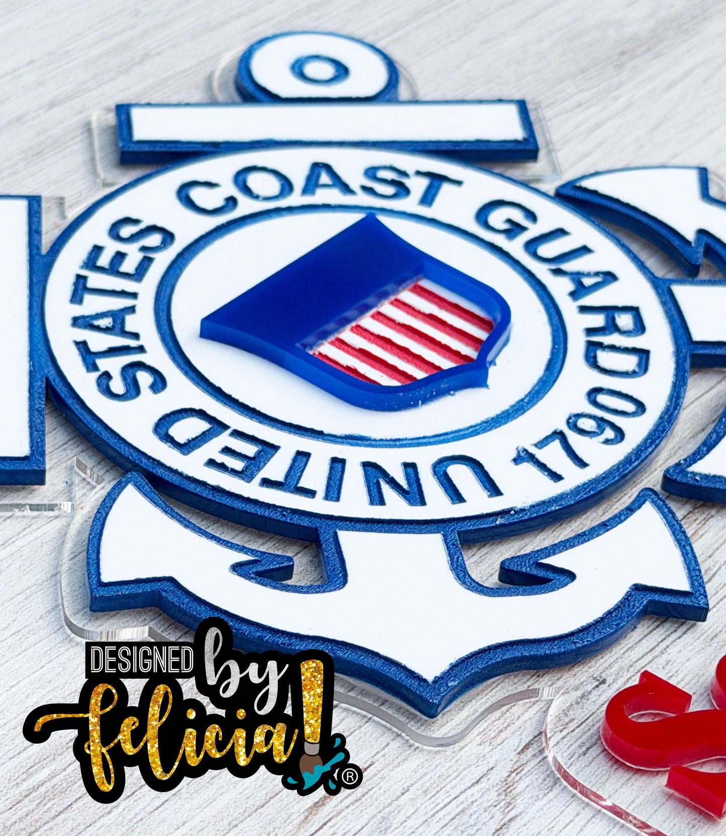 Coast Guard Cake Topper, Coast Guard party supplies, Coast guard theme party, Coast guard party favors, Coast Guard party ideas, Coast guard