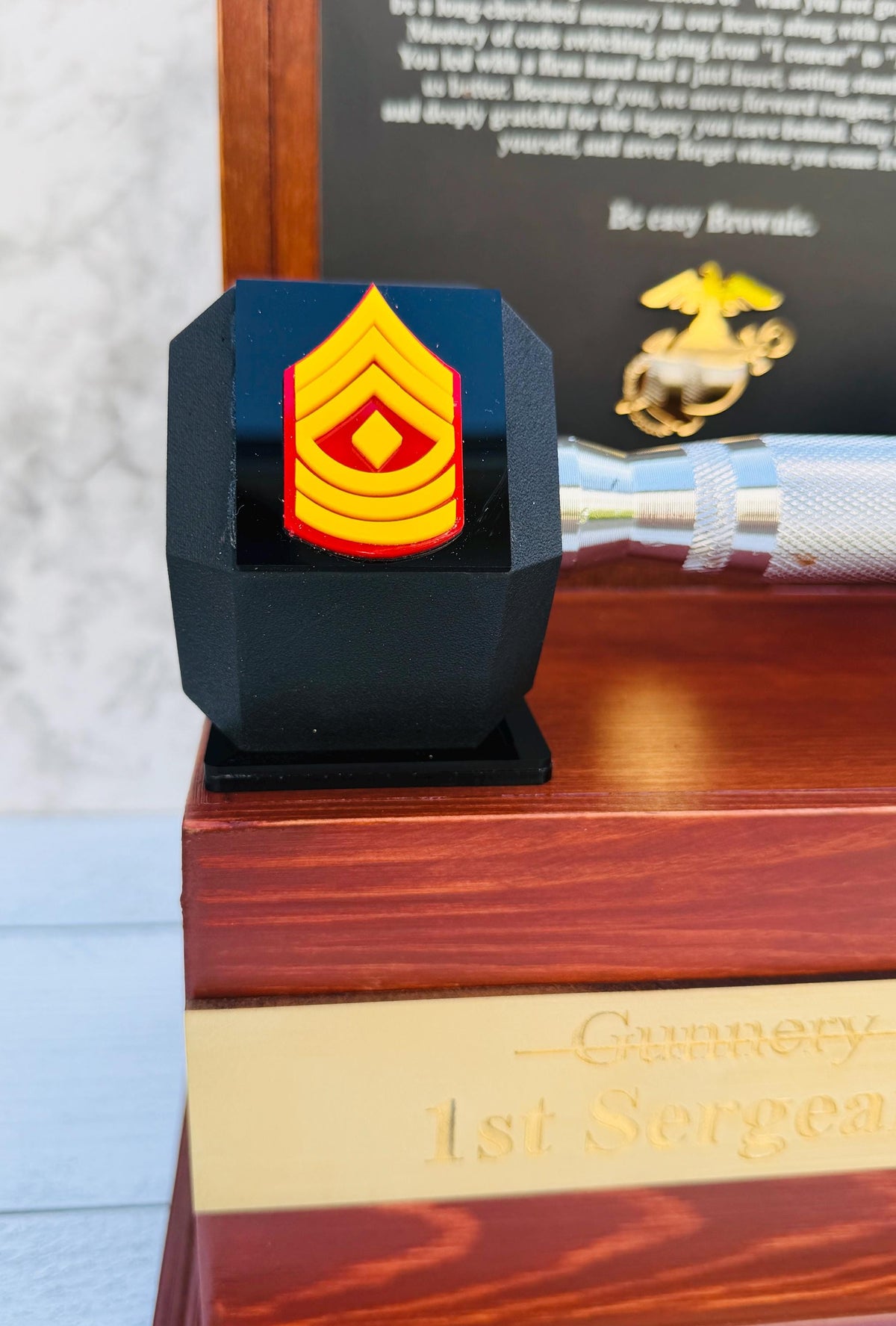 Marine corps plaques, Marine Corps retirement gift,  marine corps gift, USMC plaque, Marine retirement, Marine retired, USMC License #286-23