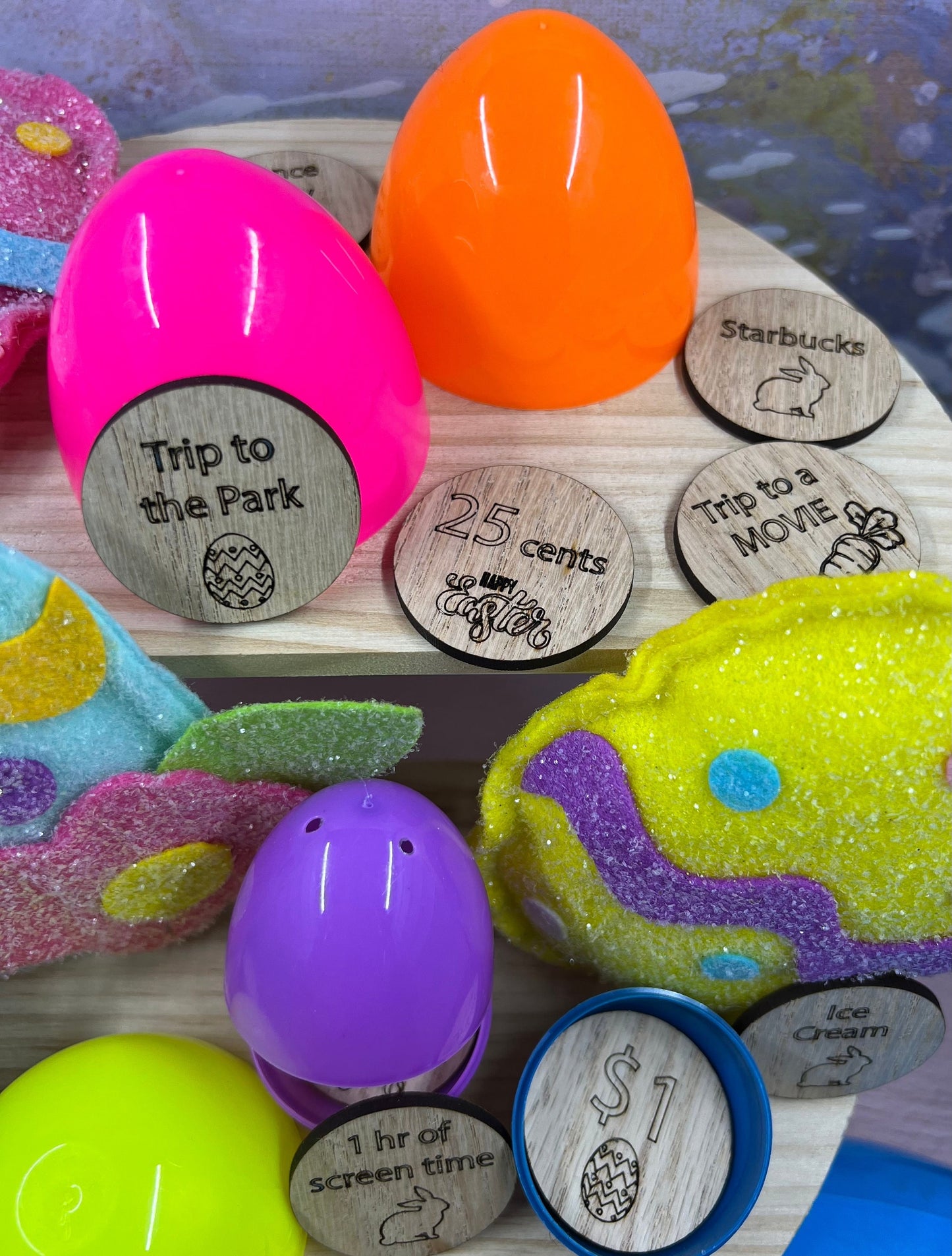Easter egg tokens, Easter egg coins, Easter egg fillers, Easter basket stuffers, Easter egg tokens for kids, Easter basket stuffers for teen