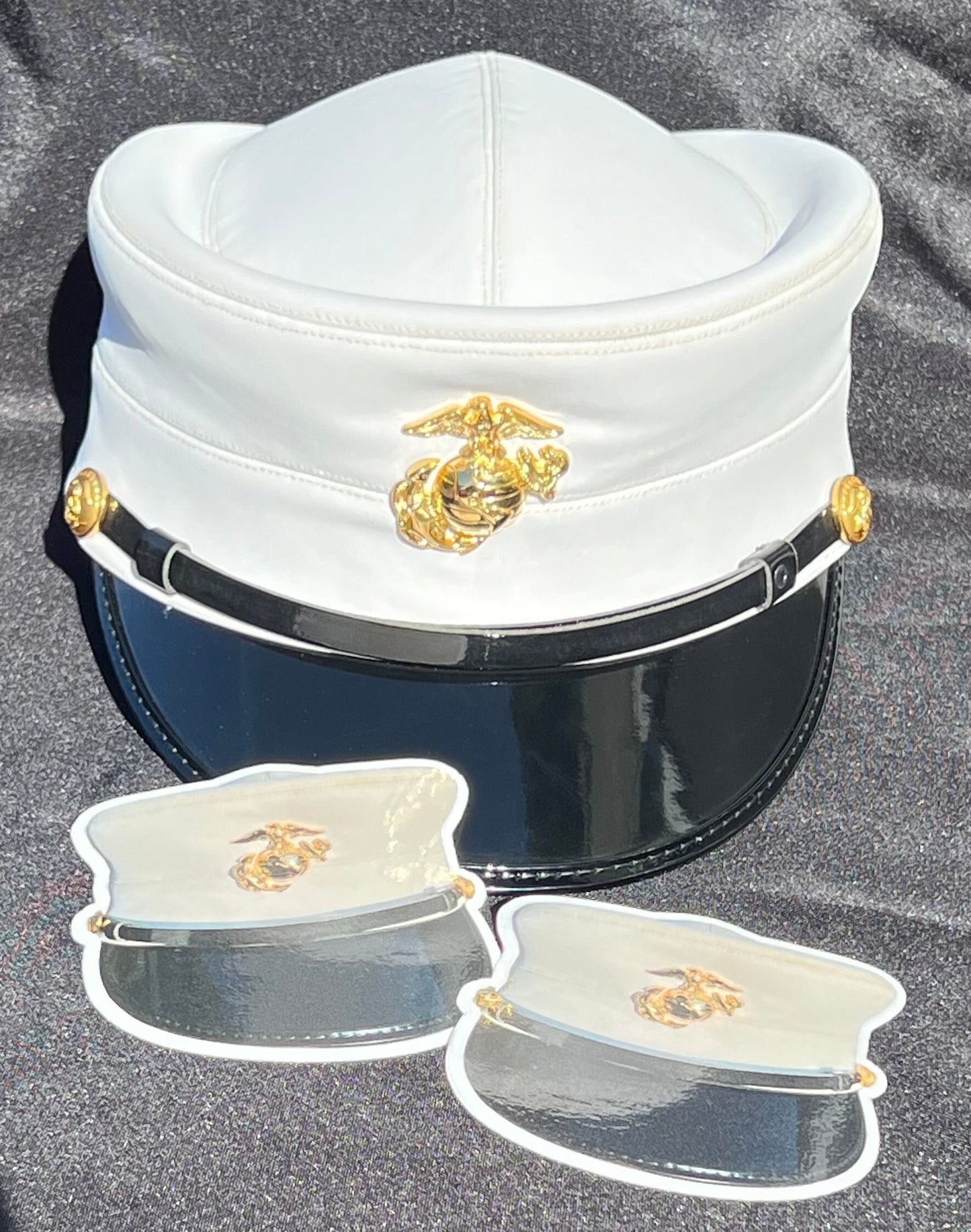 Women Marine Bucket Cover Sticker - USMC Veteran Decal