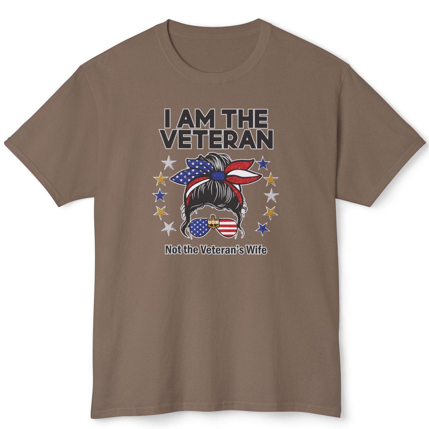 Navy Proud Female Veteran shirt, Female Veteran shirt, Navy Veteran shirt, Retired Navy shirts for women, Unisex HD Cotton T-shirt