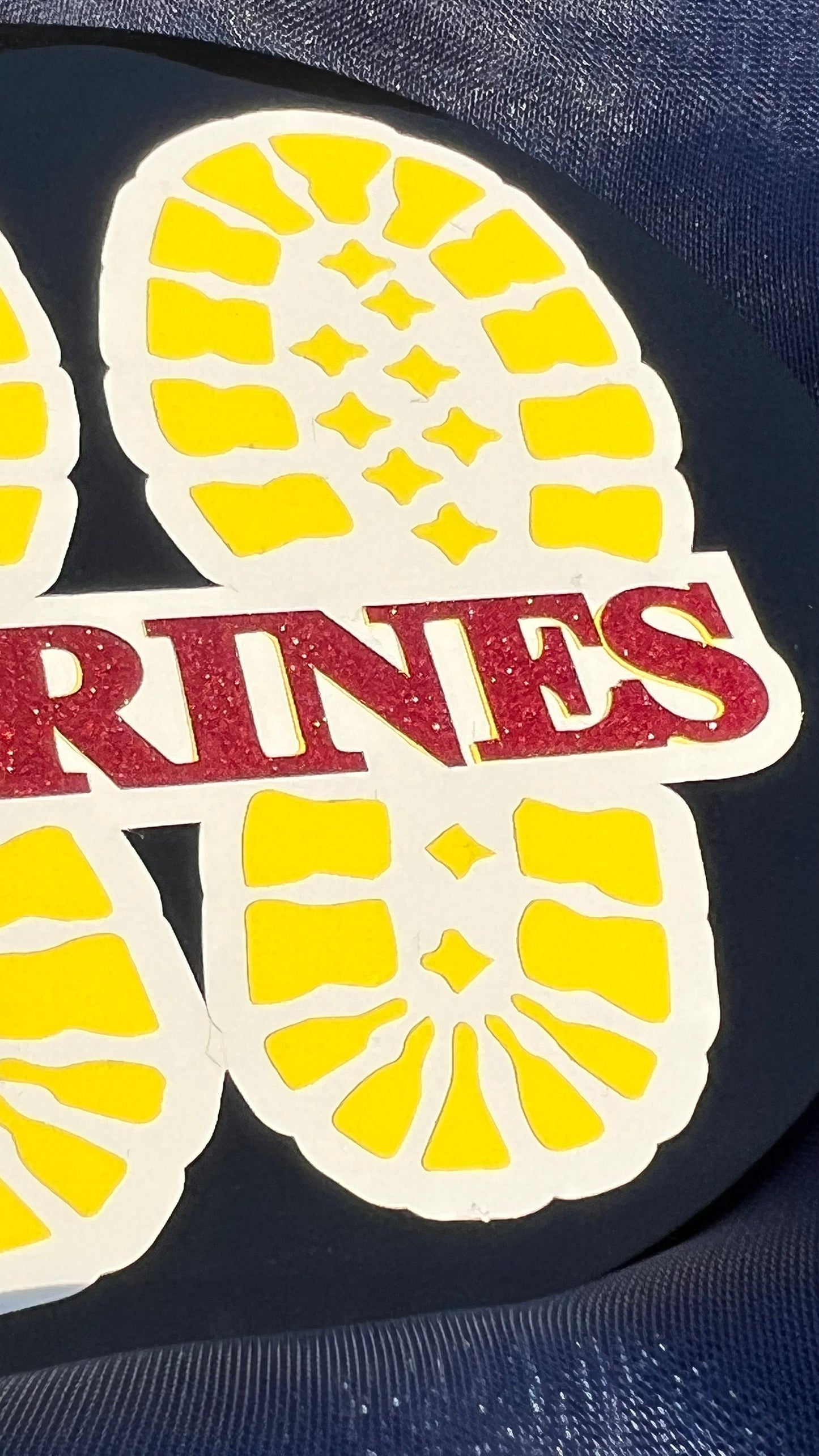 USMC Decal: Yellow Footprints - Semper Fi - The Few. The Proud. USMC License #286-23