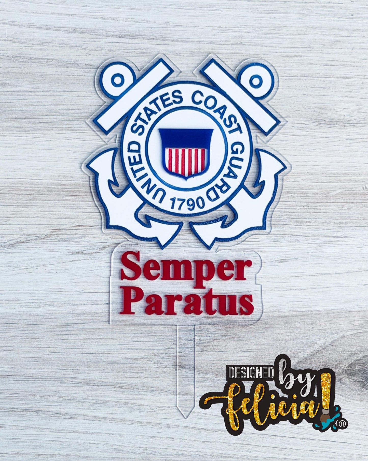 Coast Guard Cake Topper, Coast Guard party supplies, Coast guard theme party, Coast guard party favors, Coast Guard party ideas, Coast guard