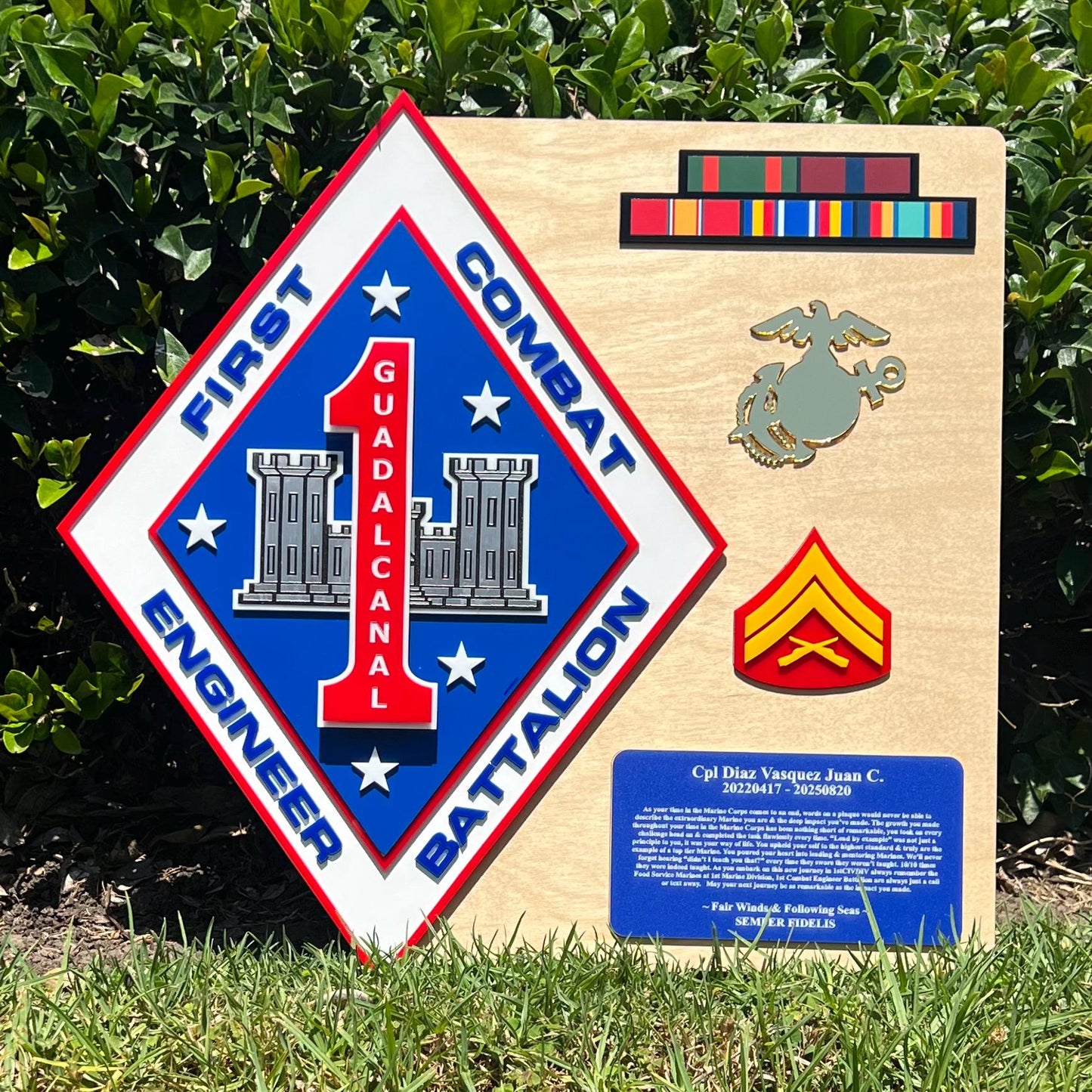 Marine corps plaques, Marine Corps retirement gift,  marine corps gift, USMC plaque, Marine retirement, Marine retired, USMC License #286-23