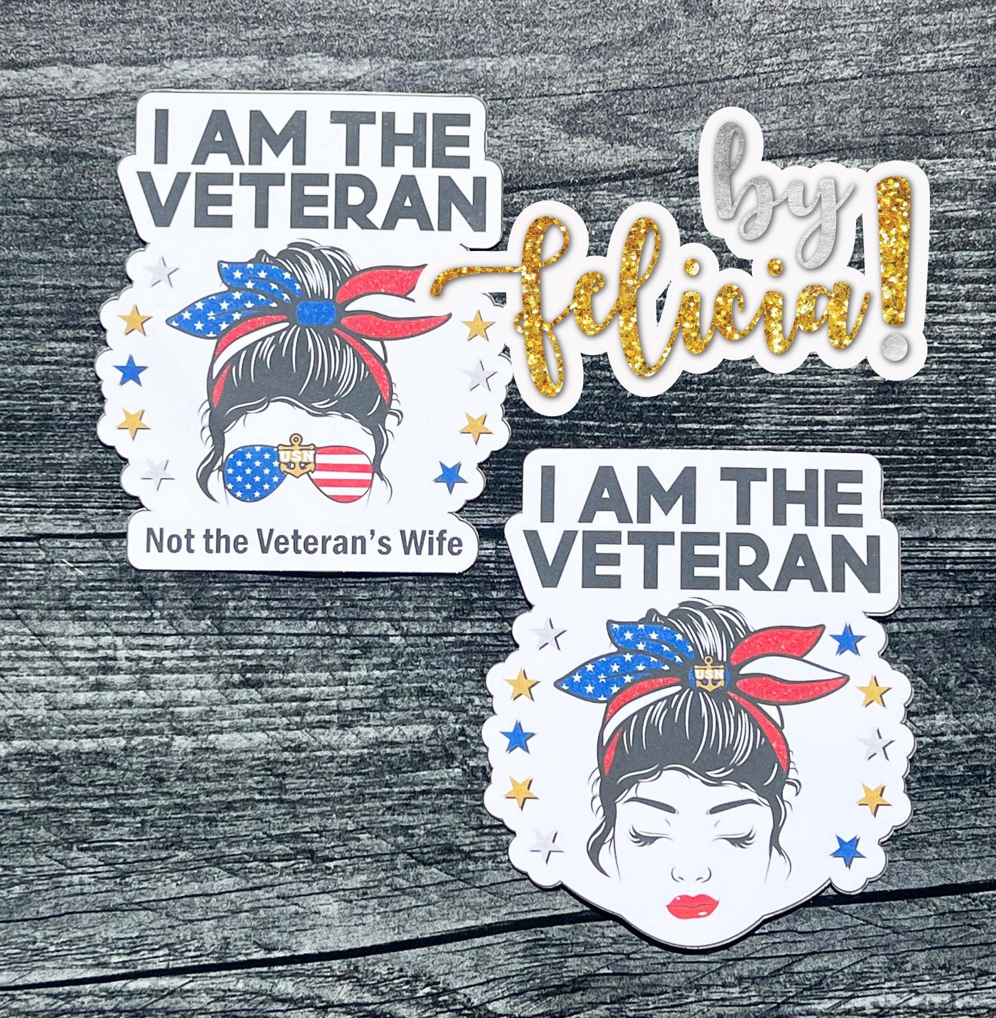 Female Veteran Sticker, Woman Veteran sticker, Female Army veteran, Female Navy veteran, Women Air Force veterans, Female military veterans