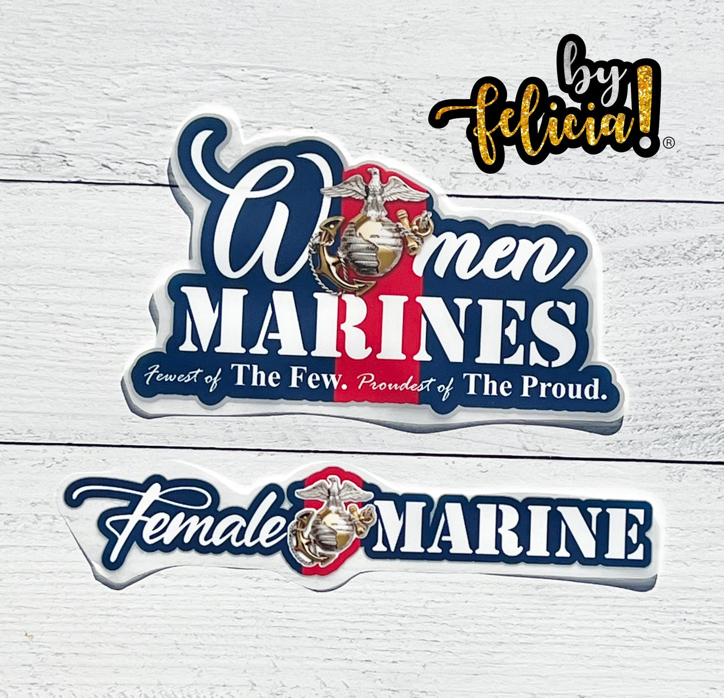 Woman Marine Iron-on, Woman Veteran, Female Marine Veteran Iron-on, USMC Lady Sticker, Marine Corps lady sticker, USMC Hobbyist Lic #286-23