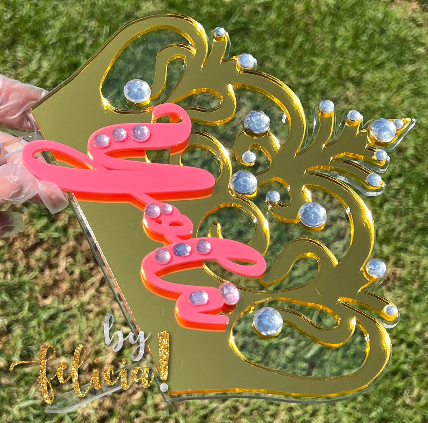 Acrylic cake topper, Custom cake topper, Wooden cake topper, Personalized cake topper, Layered cake topper acrylic, Birthday cake topper